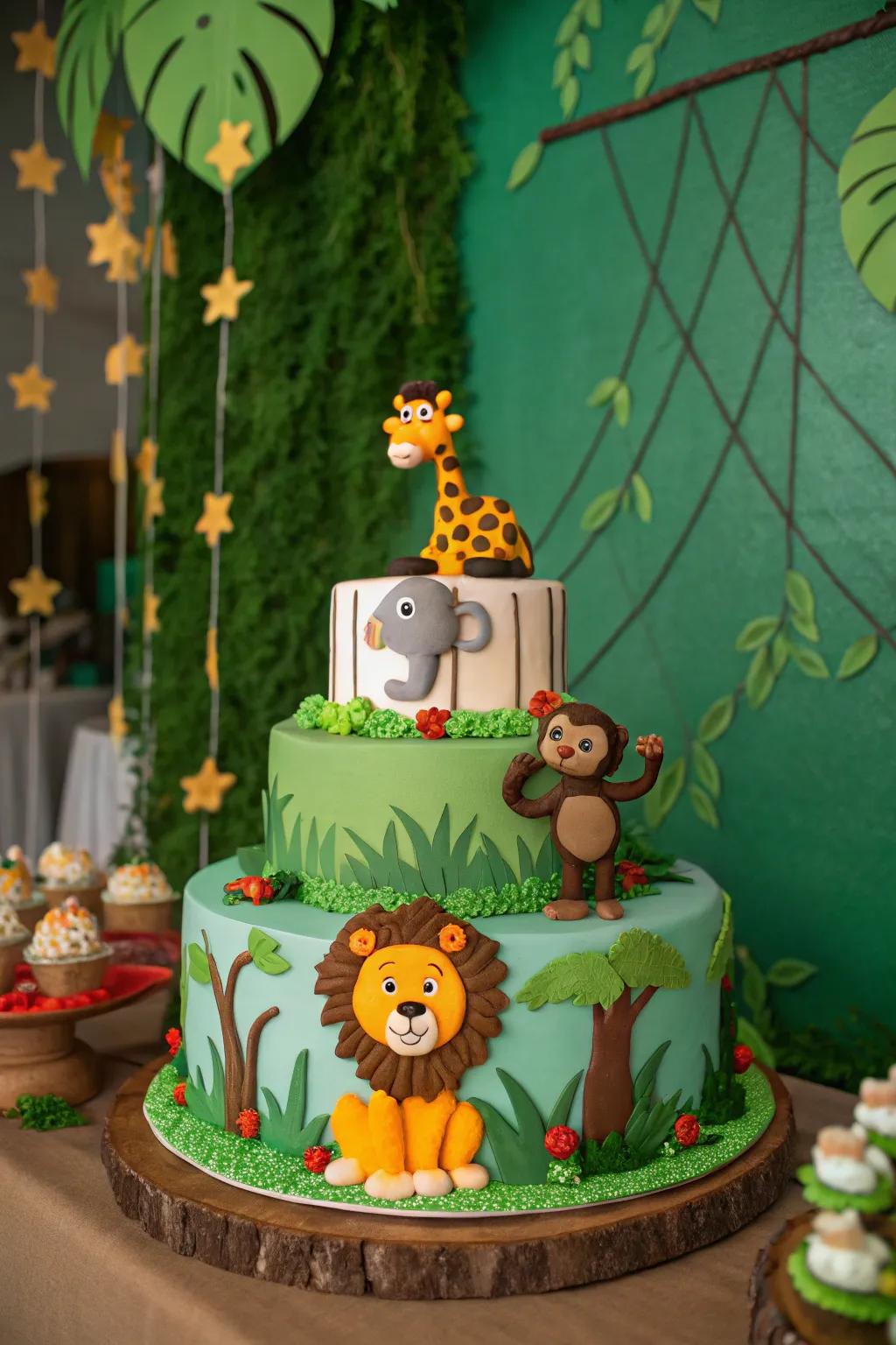 A beautifully themed pastry makes a wonderful focus point for your child's first birthday.