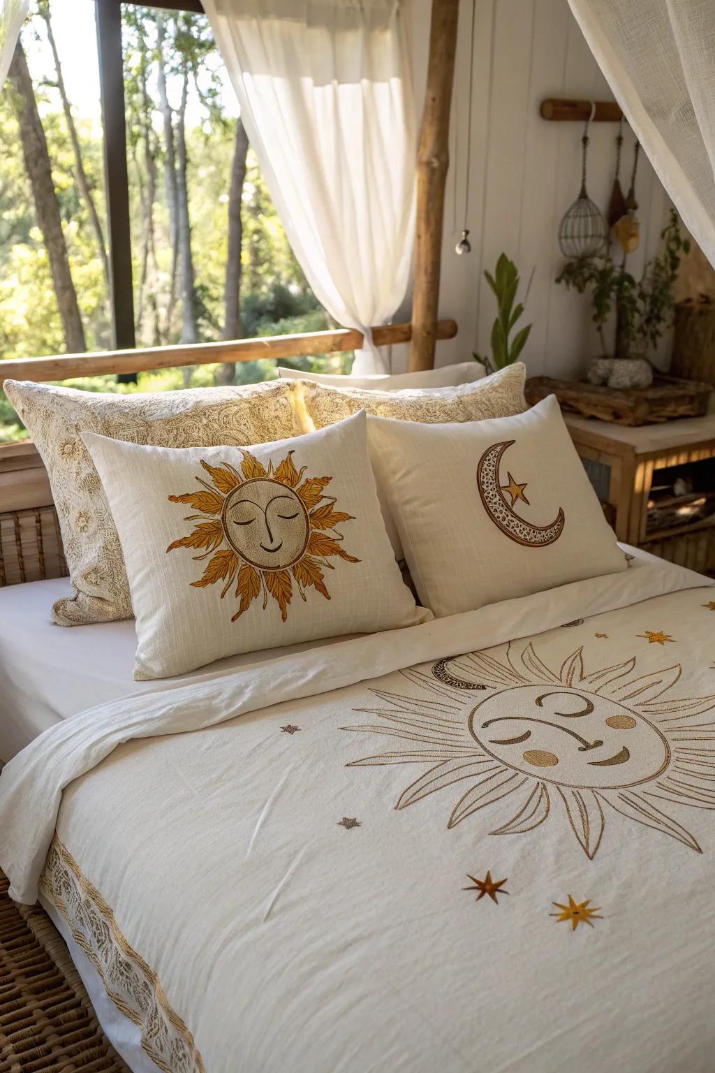 Heavenly symbols for a balanced look