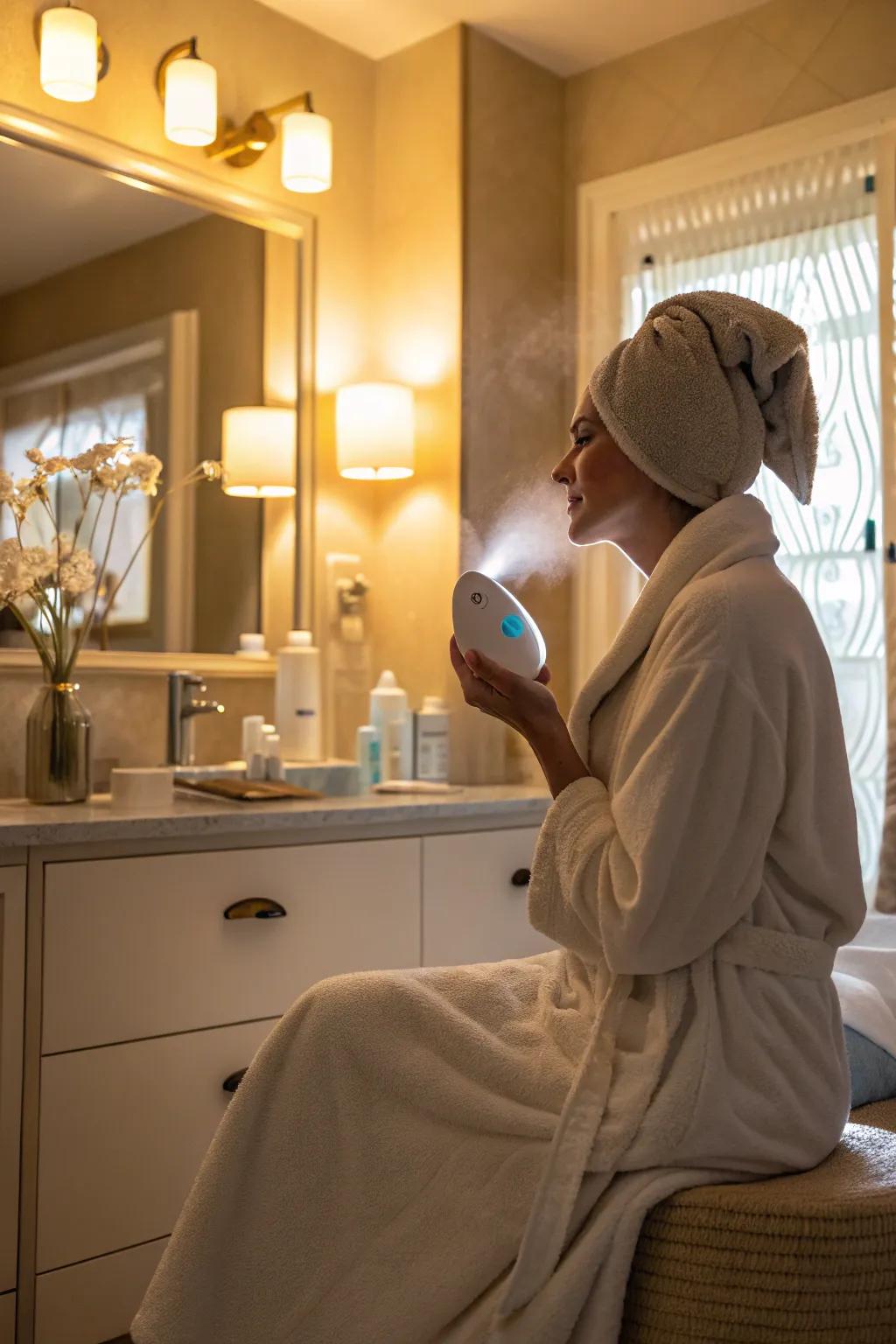 Facial steaming is an energizing method to enhance your spa regimen.