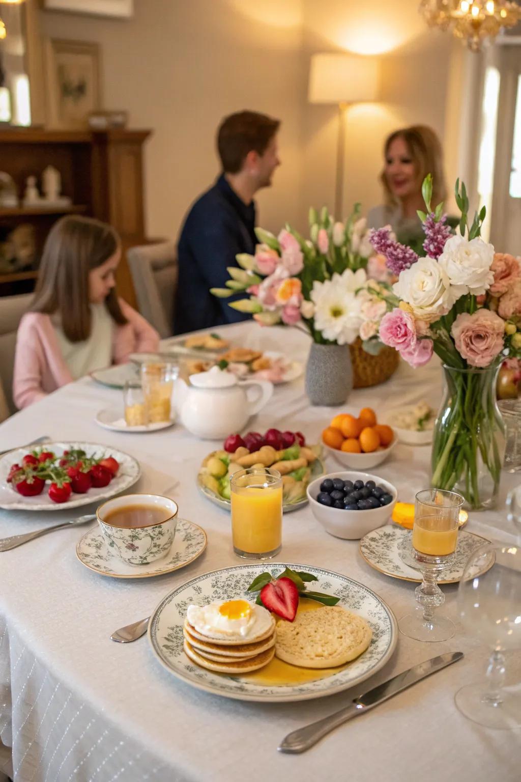 Celebrate with a wonderful Mother's Day brunch at home.