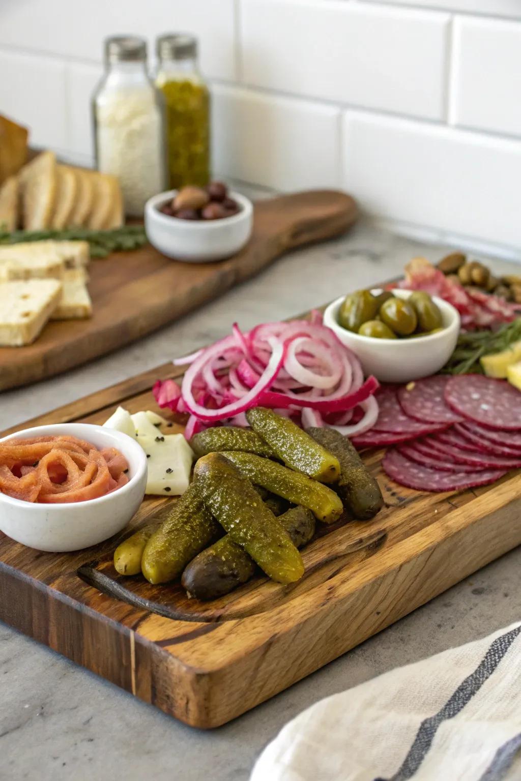 Pickles introduce a tangy twist to your barbeque spread
