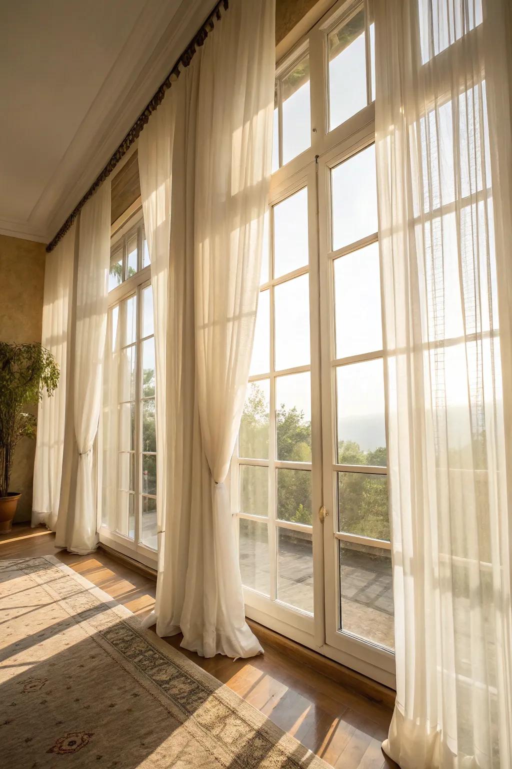 Sunshine exposure enhances the airy coastal atmosphere.