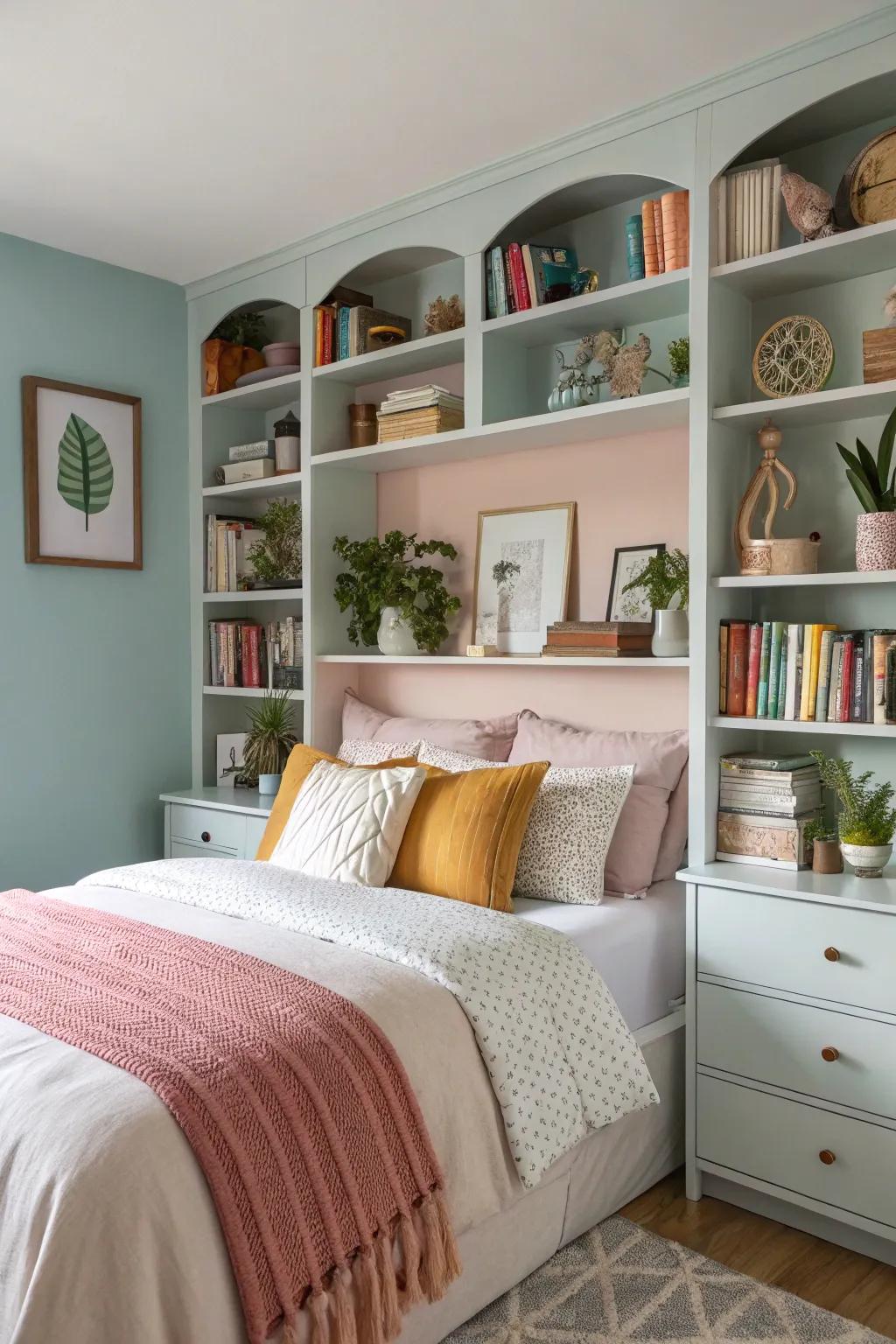 Hue alignment elevates the visual allure of shelf presentations.