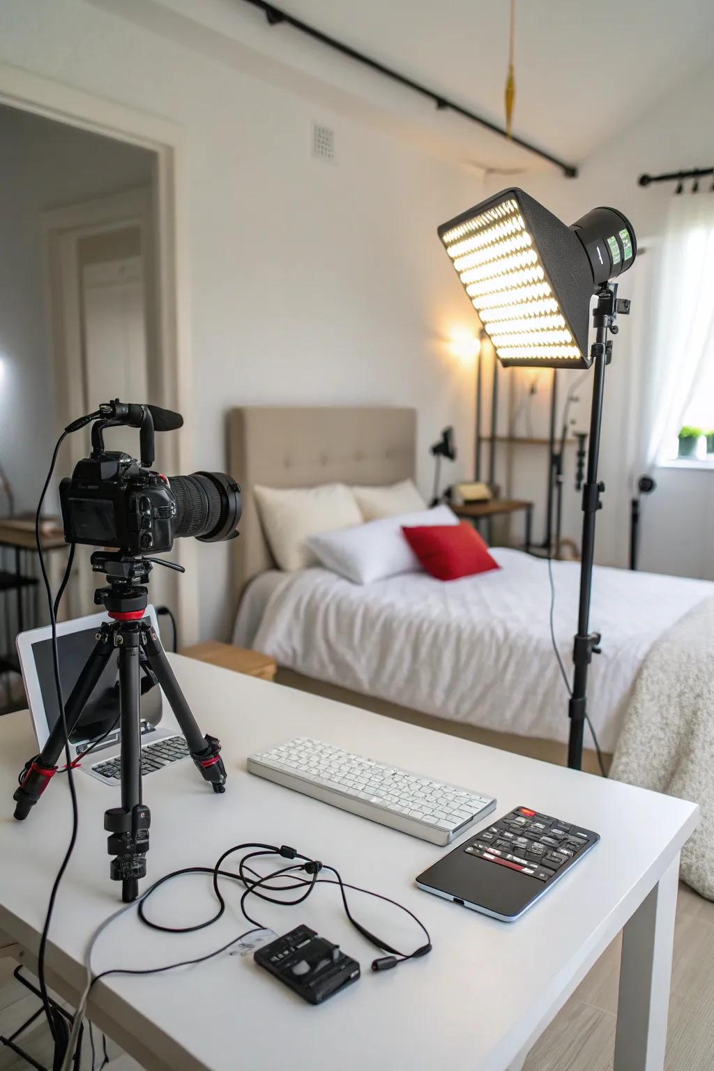 Keep your streaming space tidy with simple wire management solutions.