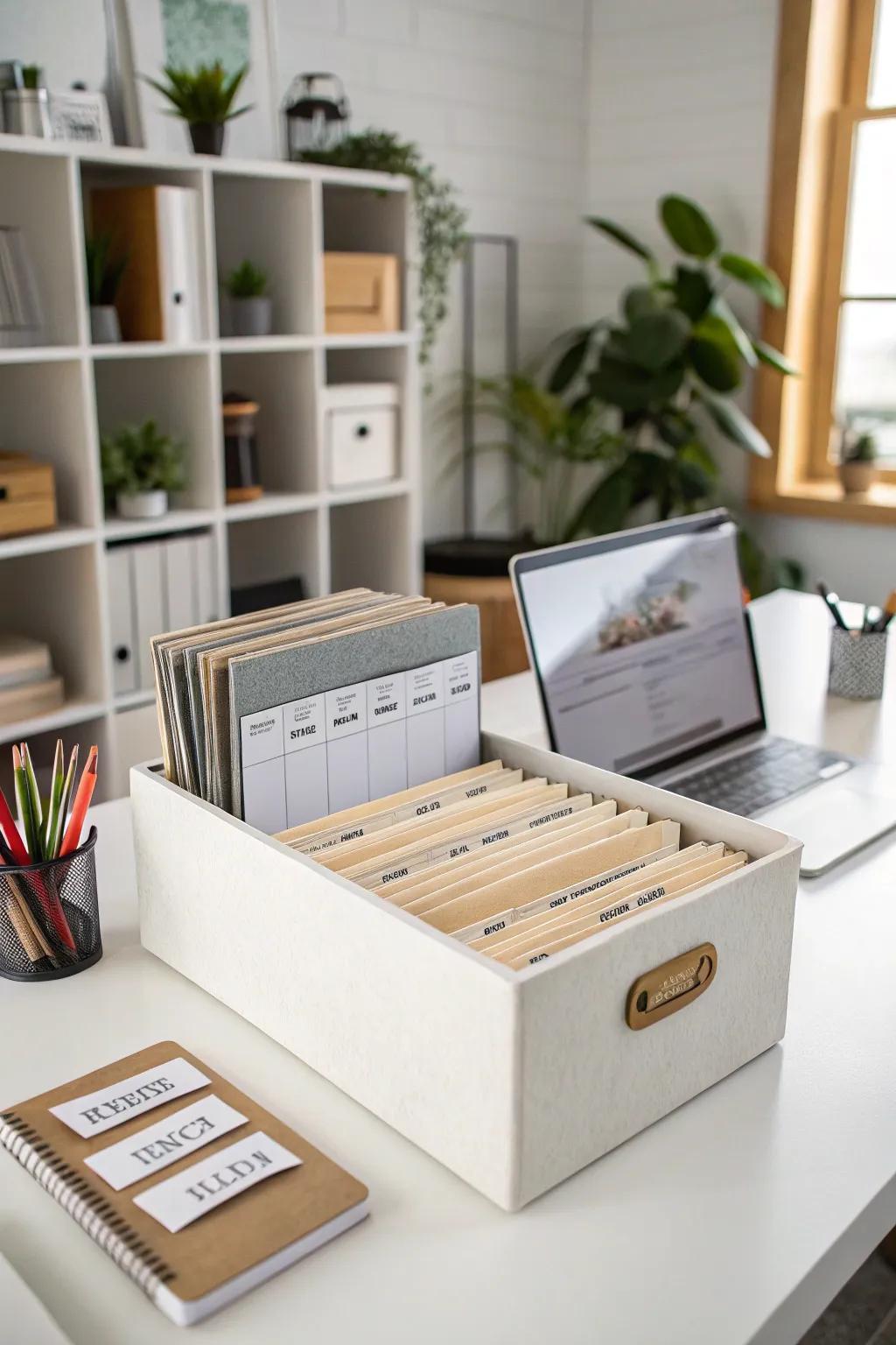 Ensure you never miss a payment with a tickler file system.