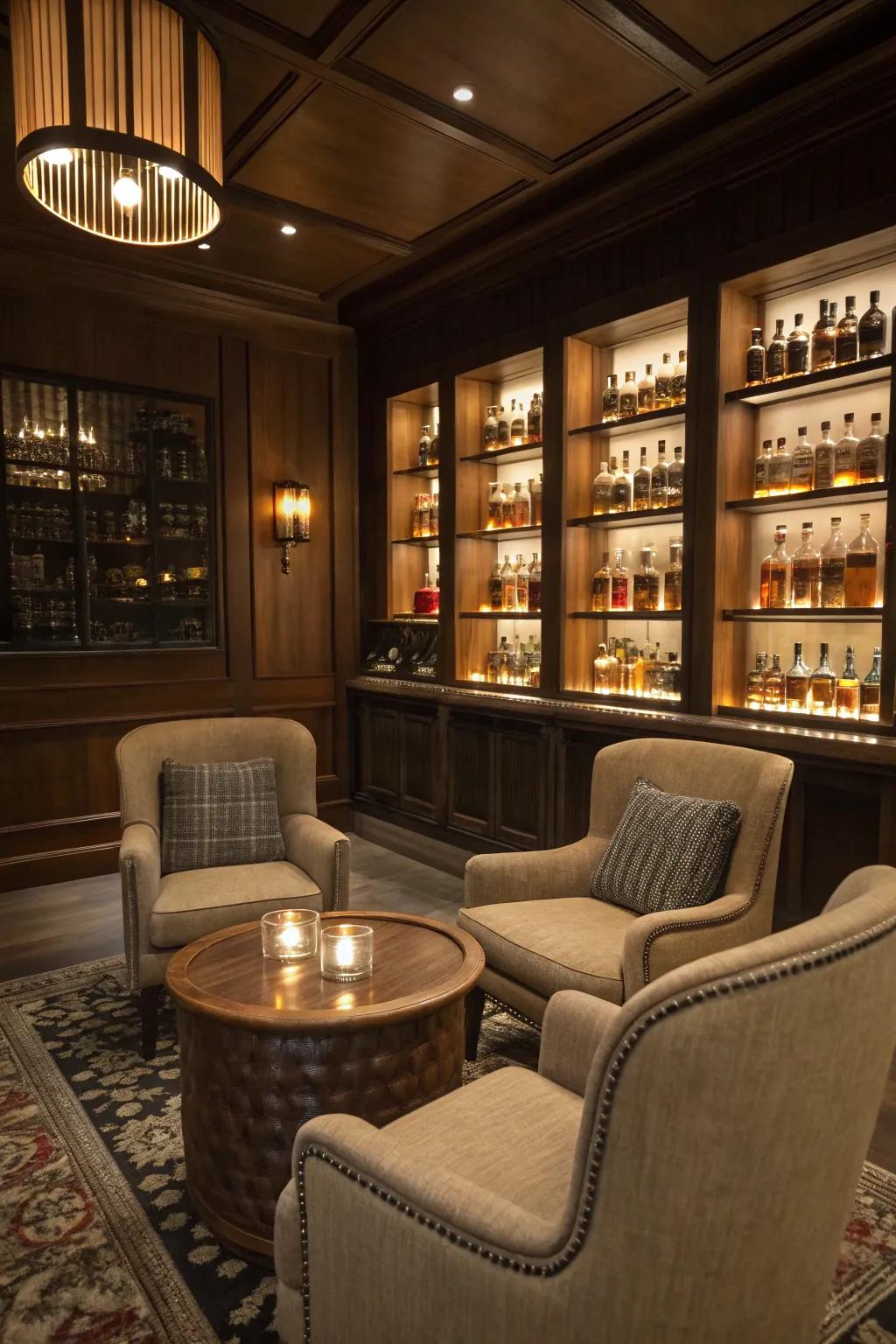 Intimate seating plans encourage conversation and connection.