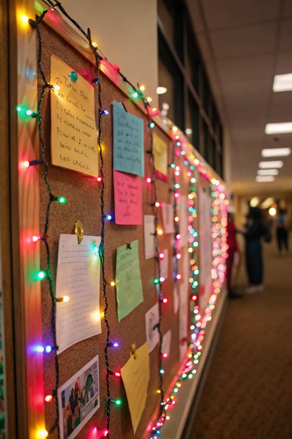 Light up your area with a brilliant display of holiday lights.