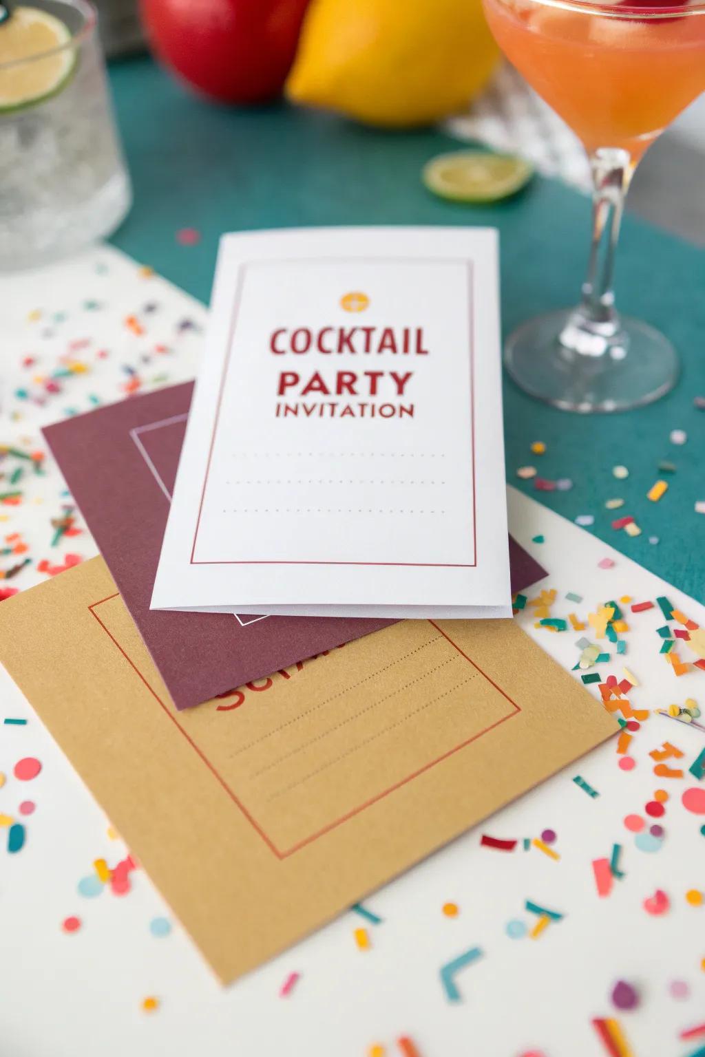 Incorporate a playful element with interactive invitation features.
