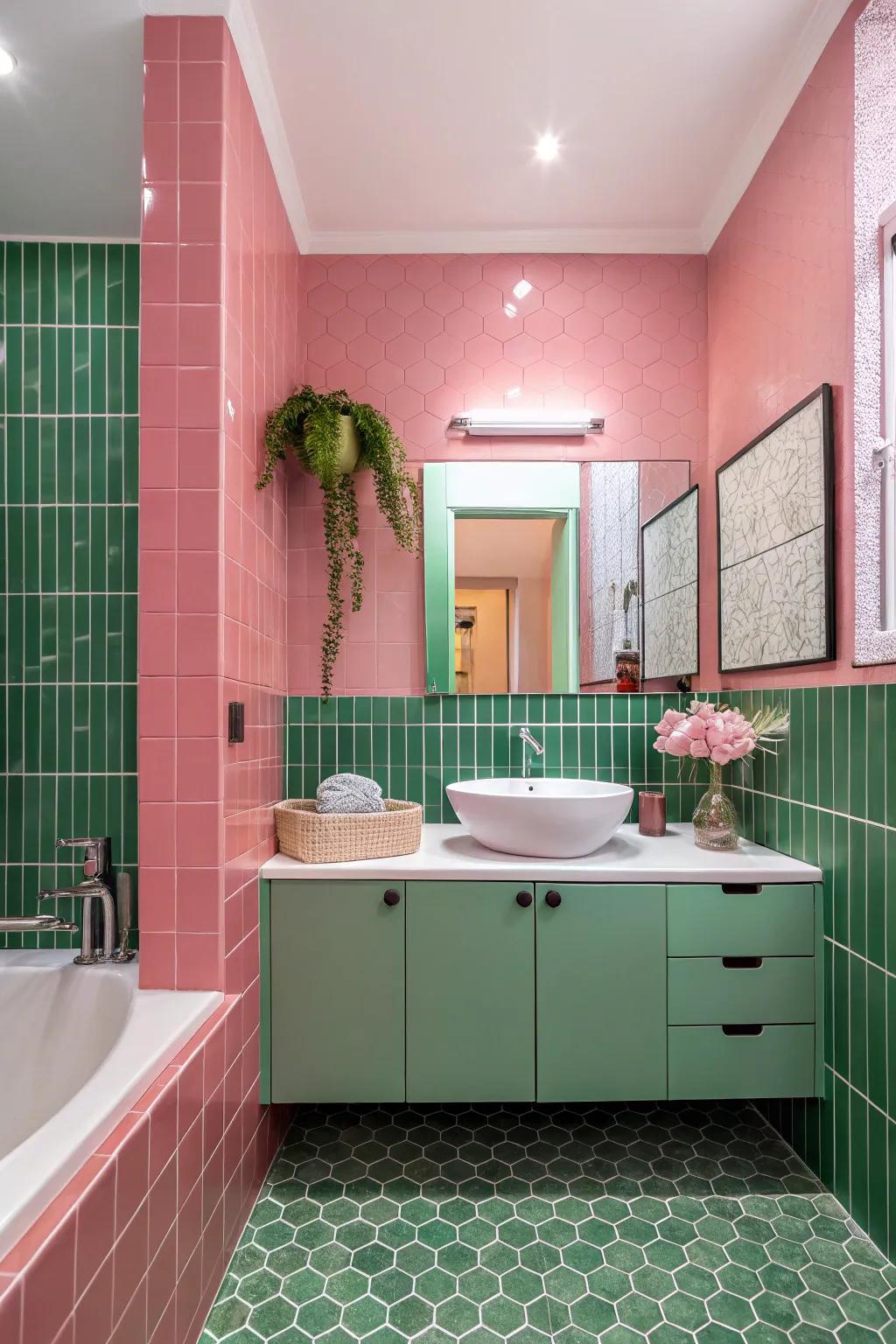 Colors that contrast yet complement.
