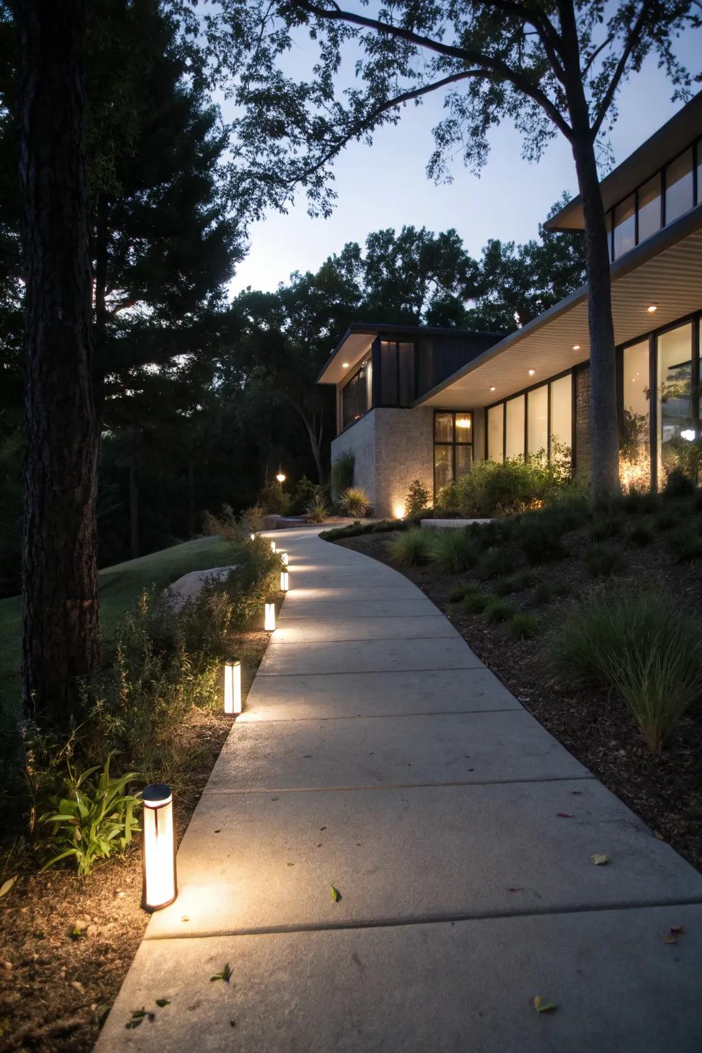 Pathway lights enhance both safety and ambiance for your walkway.