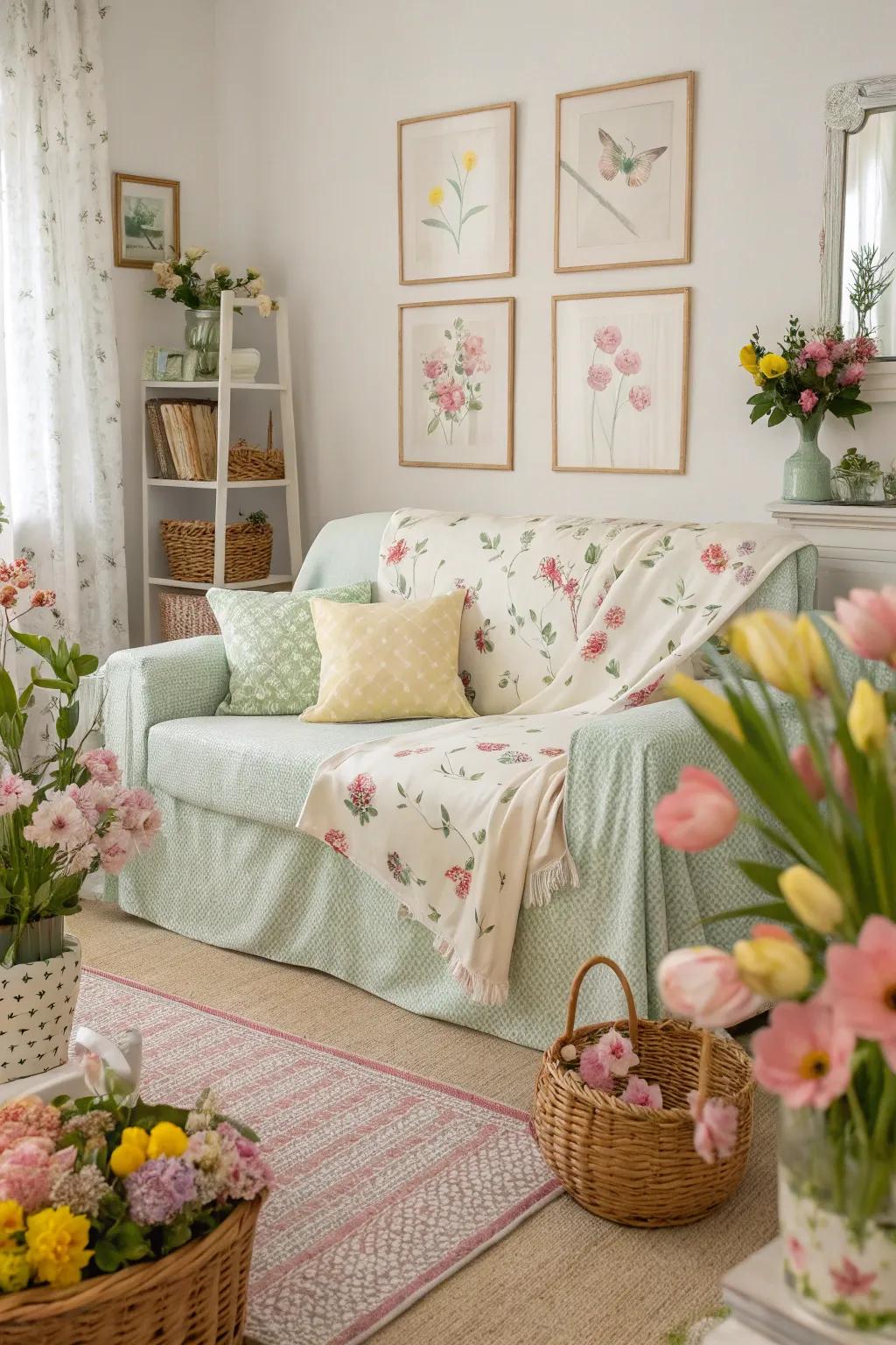 Seasonal wraps help refresh your space year-round.