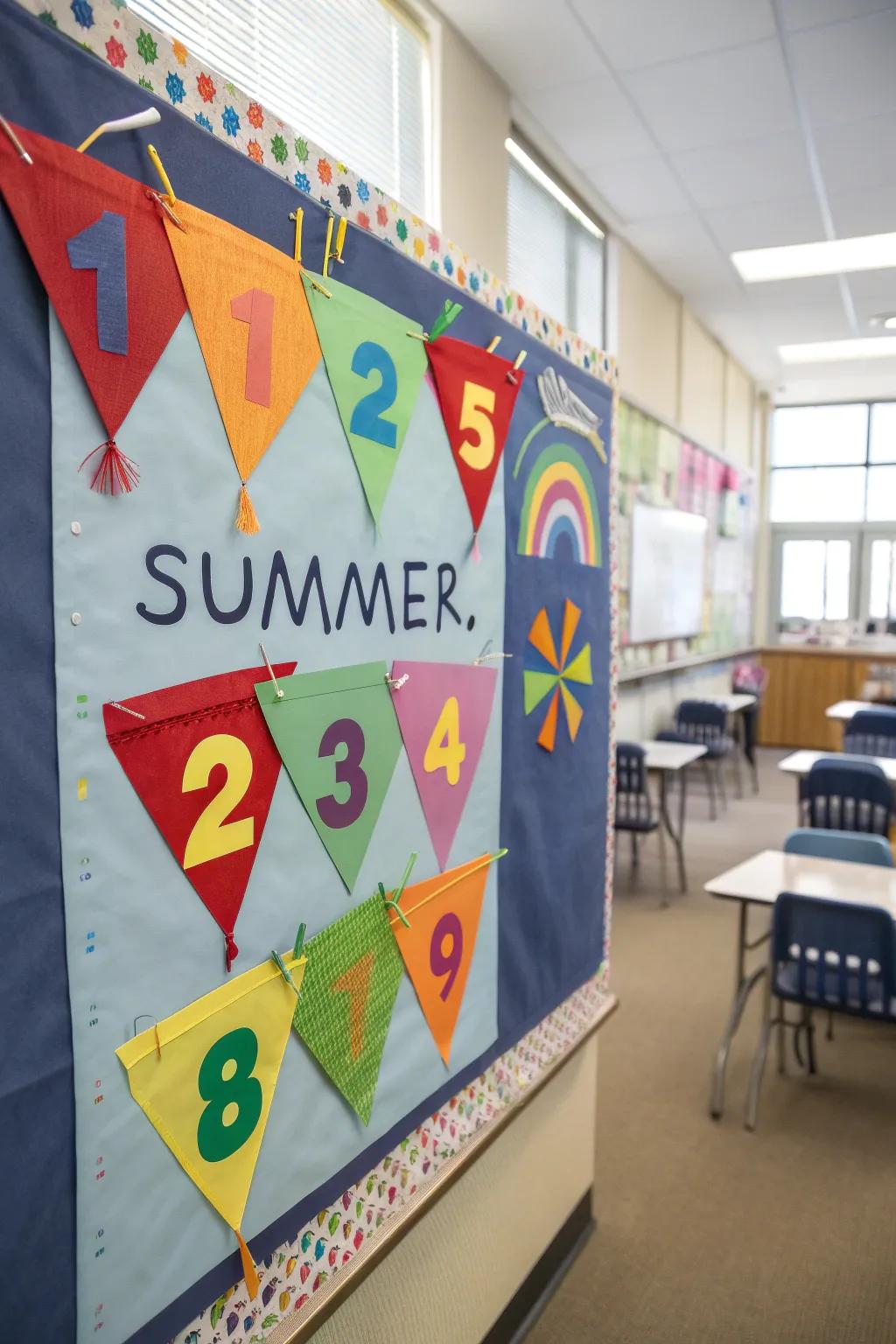 Kites soaring towards the summer holidays.