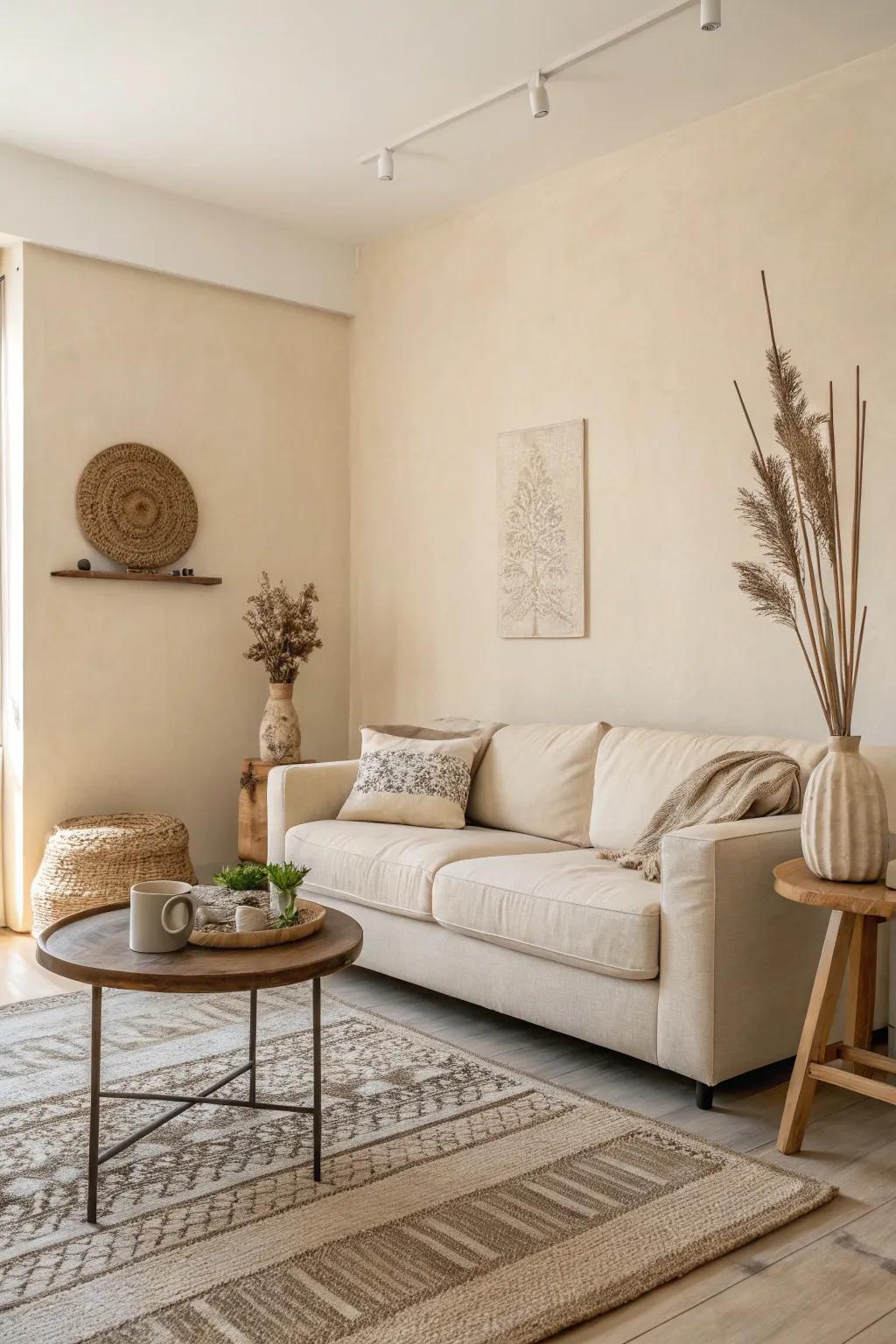 Understated decor keeps the space serene.