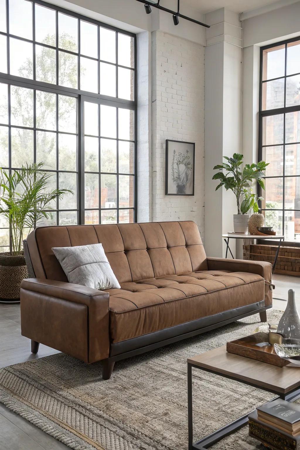 Transforming day-to-night seating providing elegance and utility in one unit