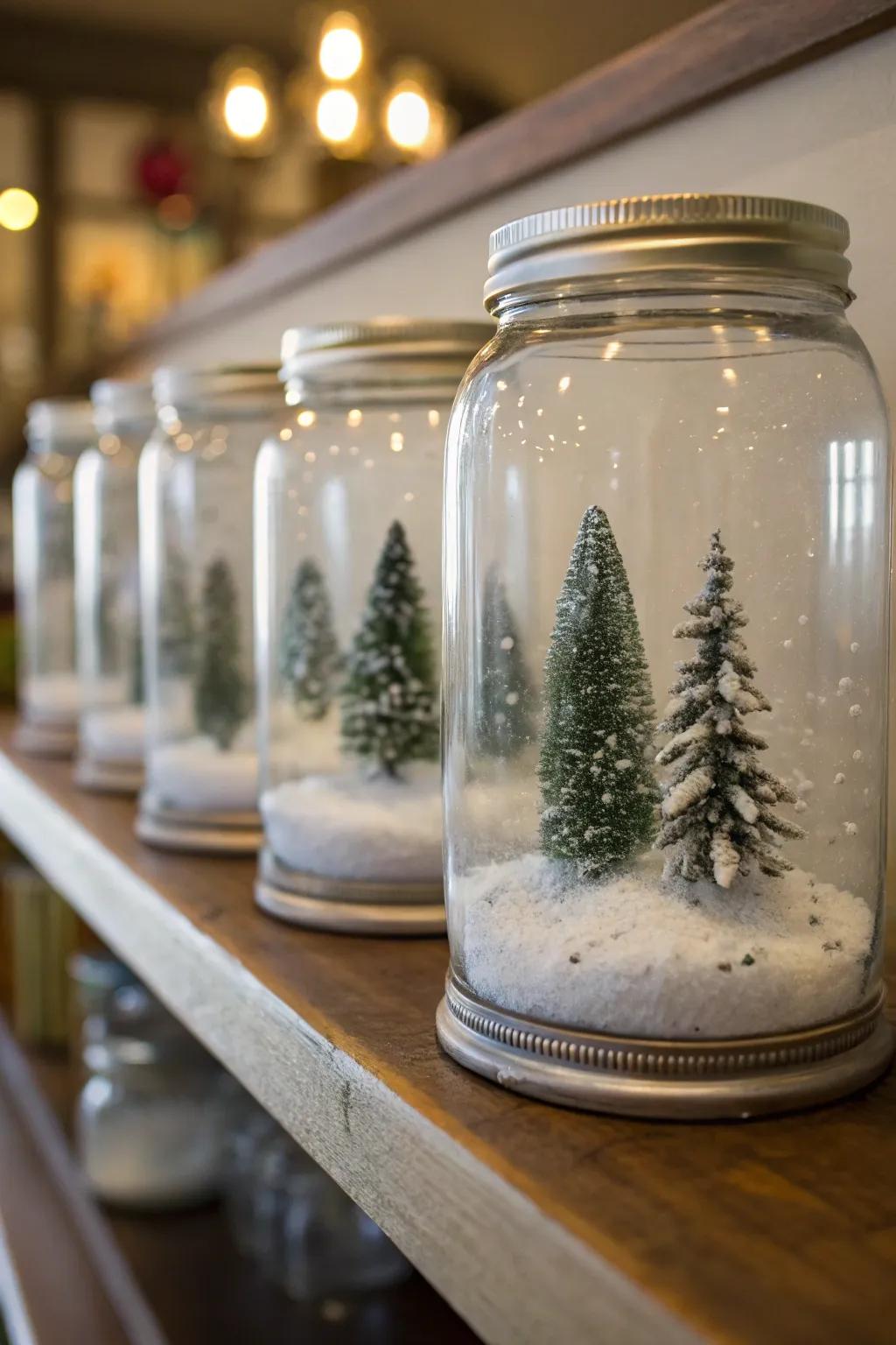 Preserved jar scenes bring a hint of magic to your decor.