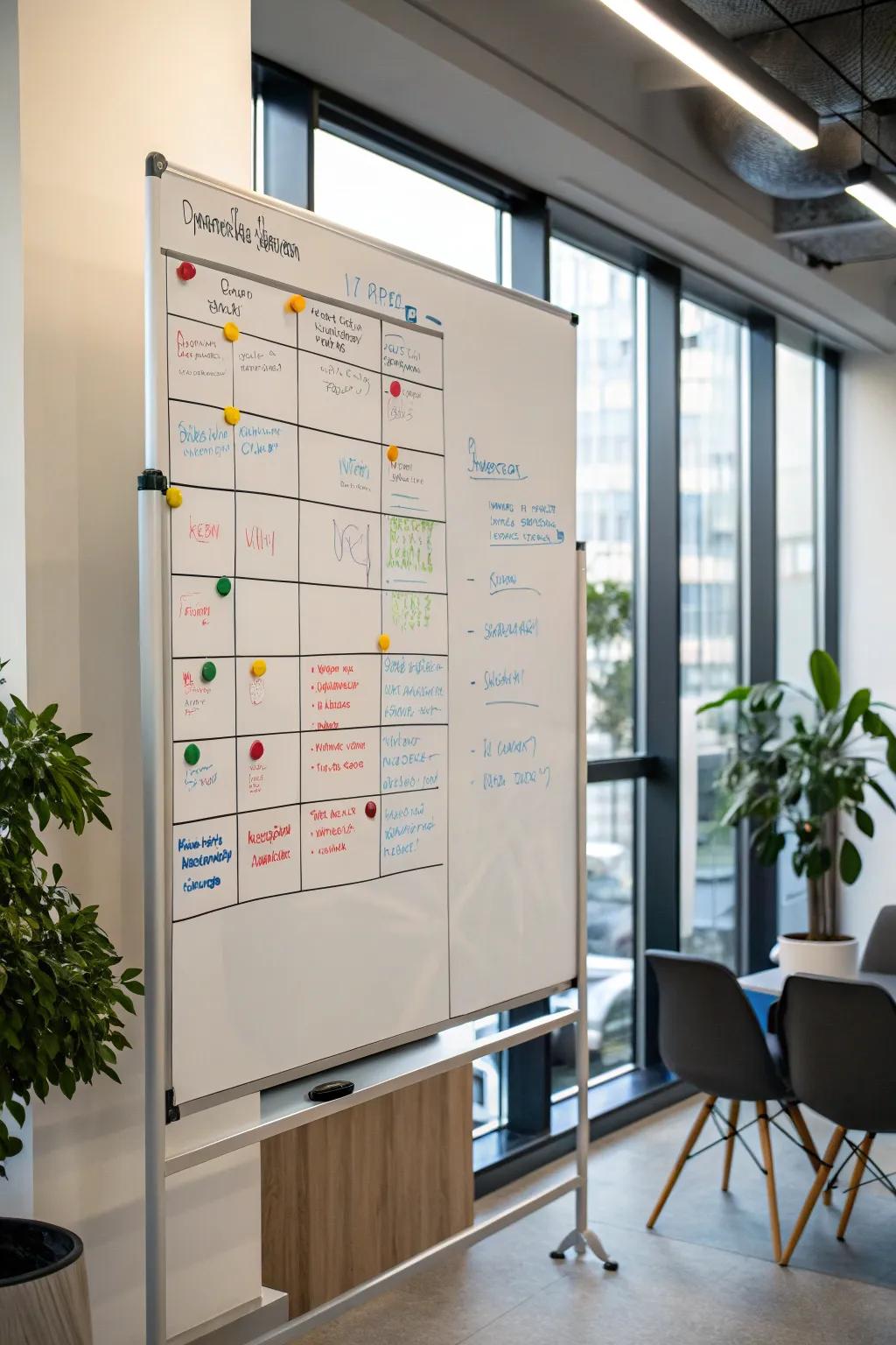 Get organized by using colors to sort your tasks.