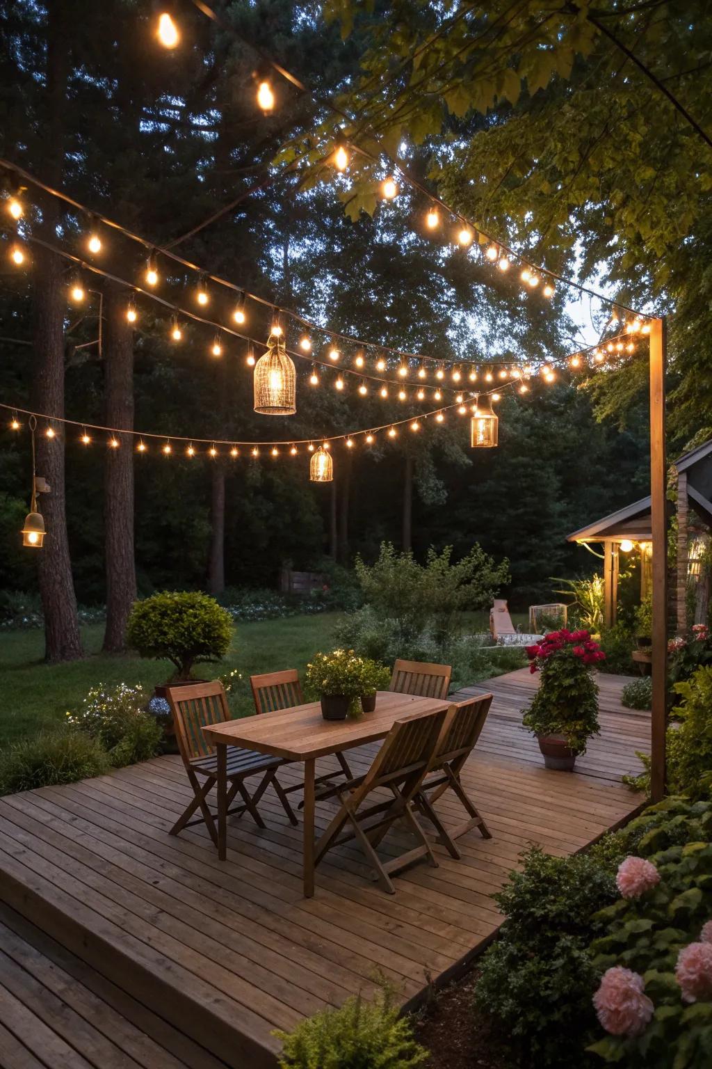 Transform your deck with fascinating illumination solutions.