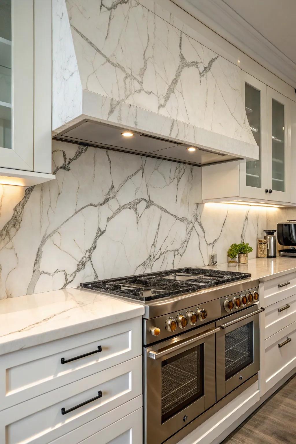 Sticky-back covering provides a luxurious look at a minimal cost.