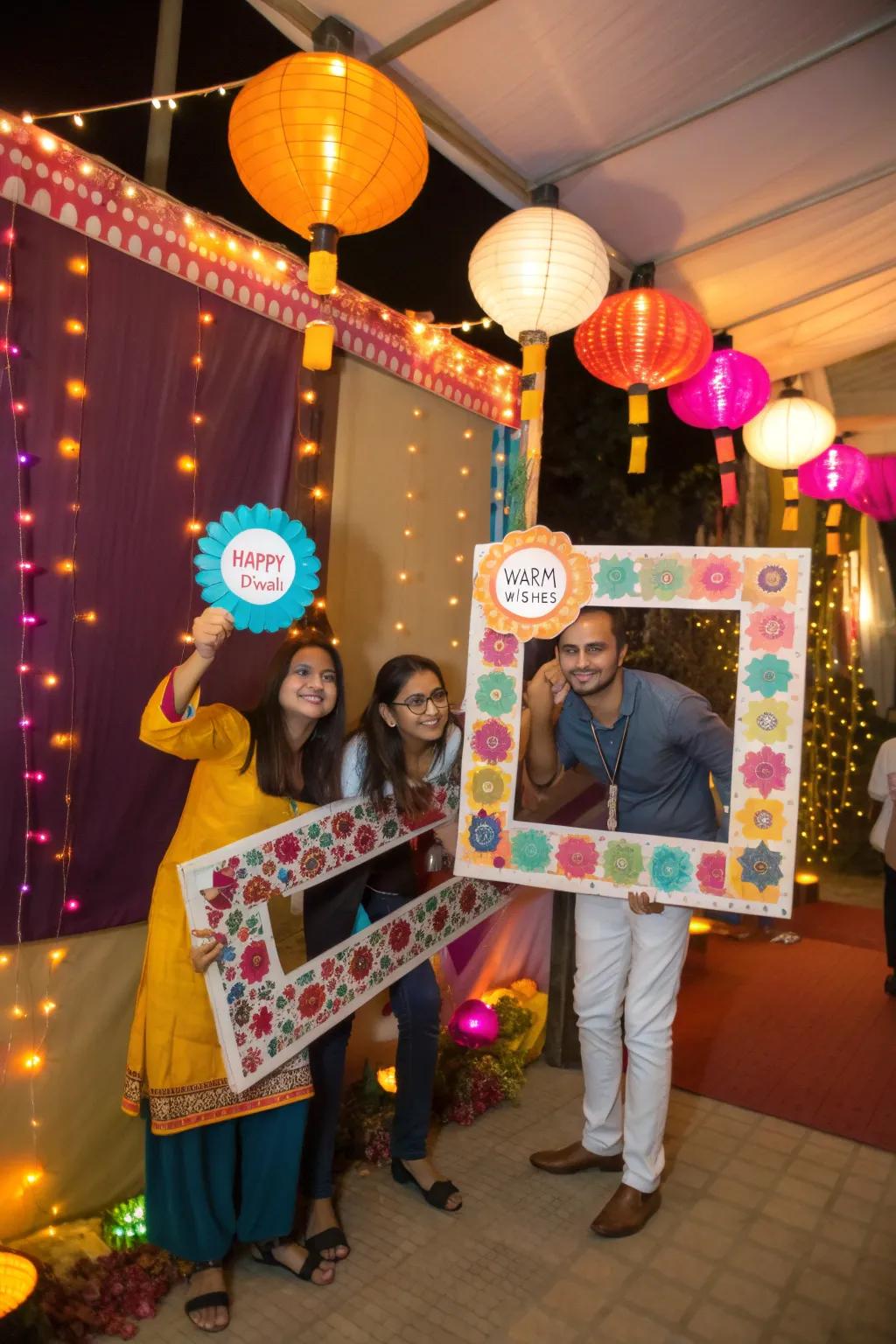 Personalized picture borders using celebratory greetings for unique pictures.