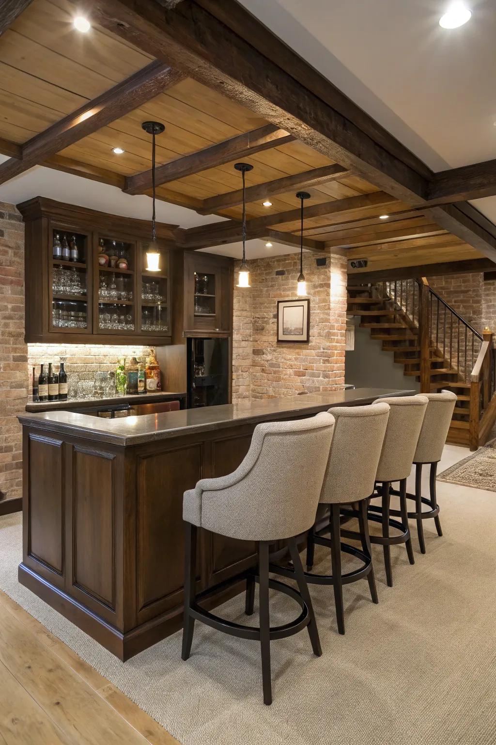 Comfortable seating encourages guests to stay longer.