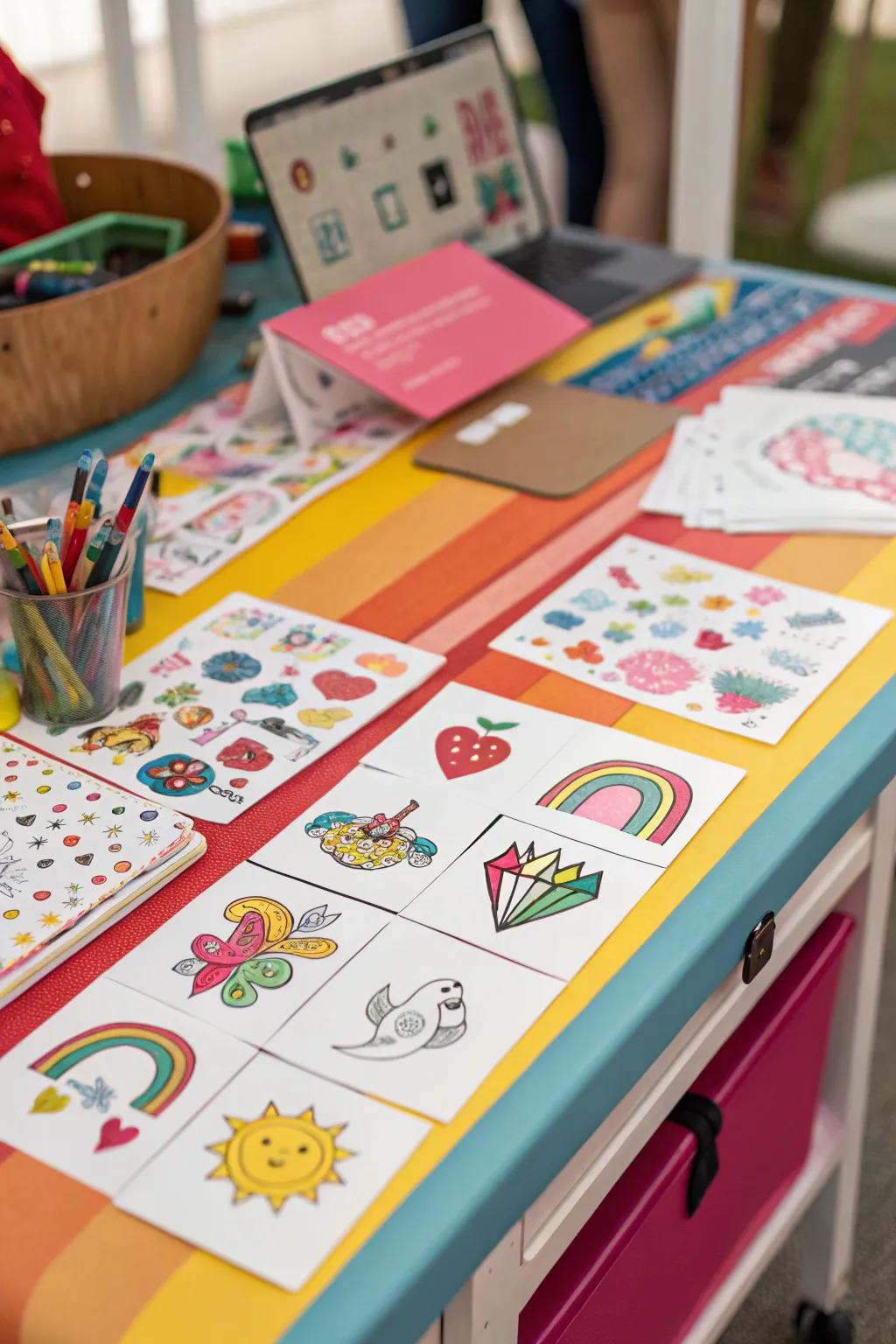 Temporary tattoos to add a pop of fun to Easter finds.