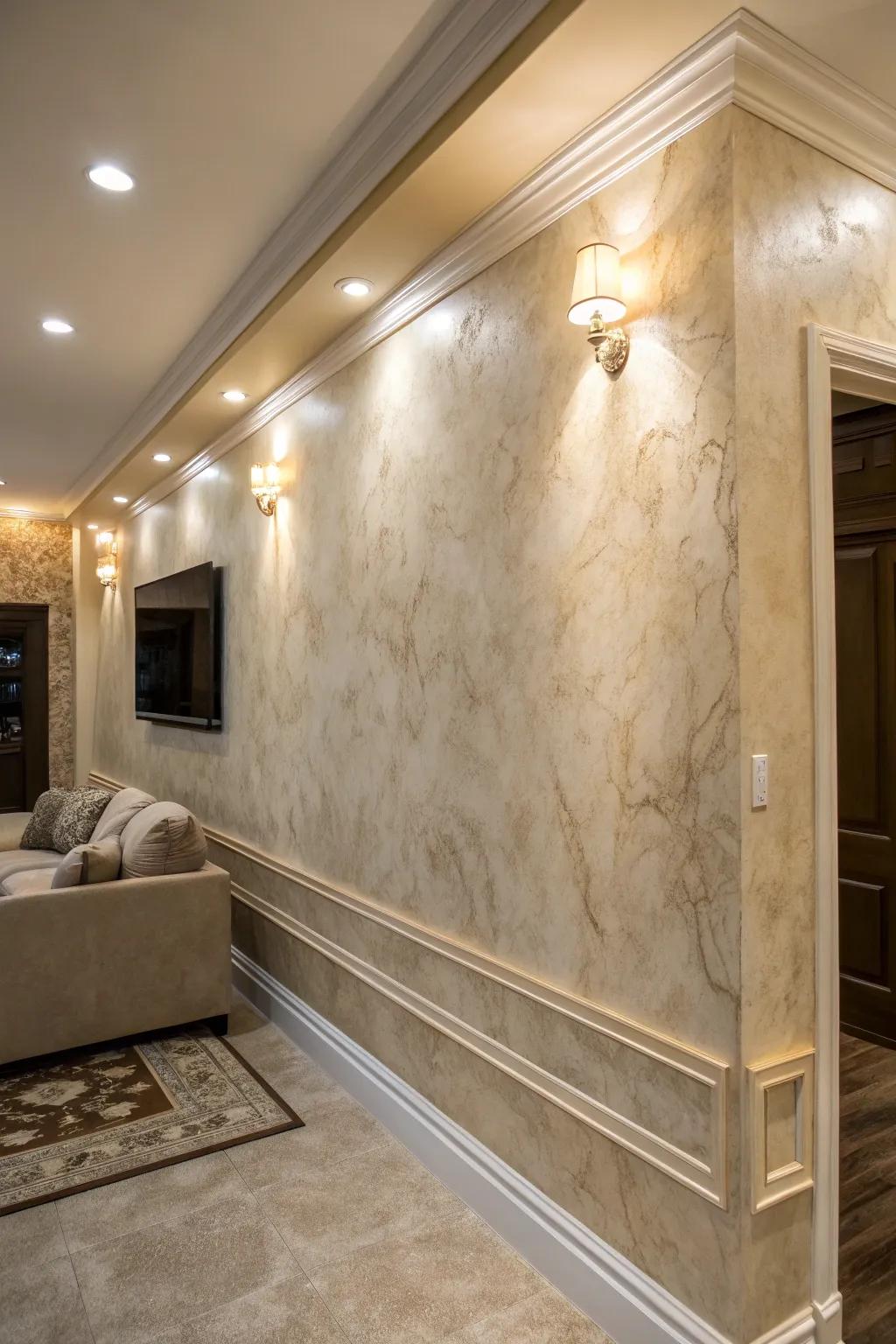 Florentine overlay imparts timeless grace.