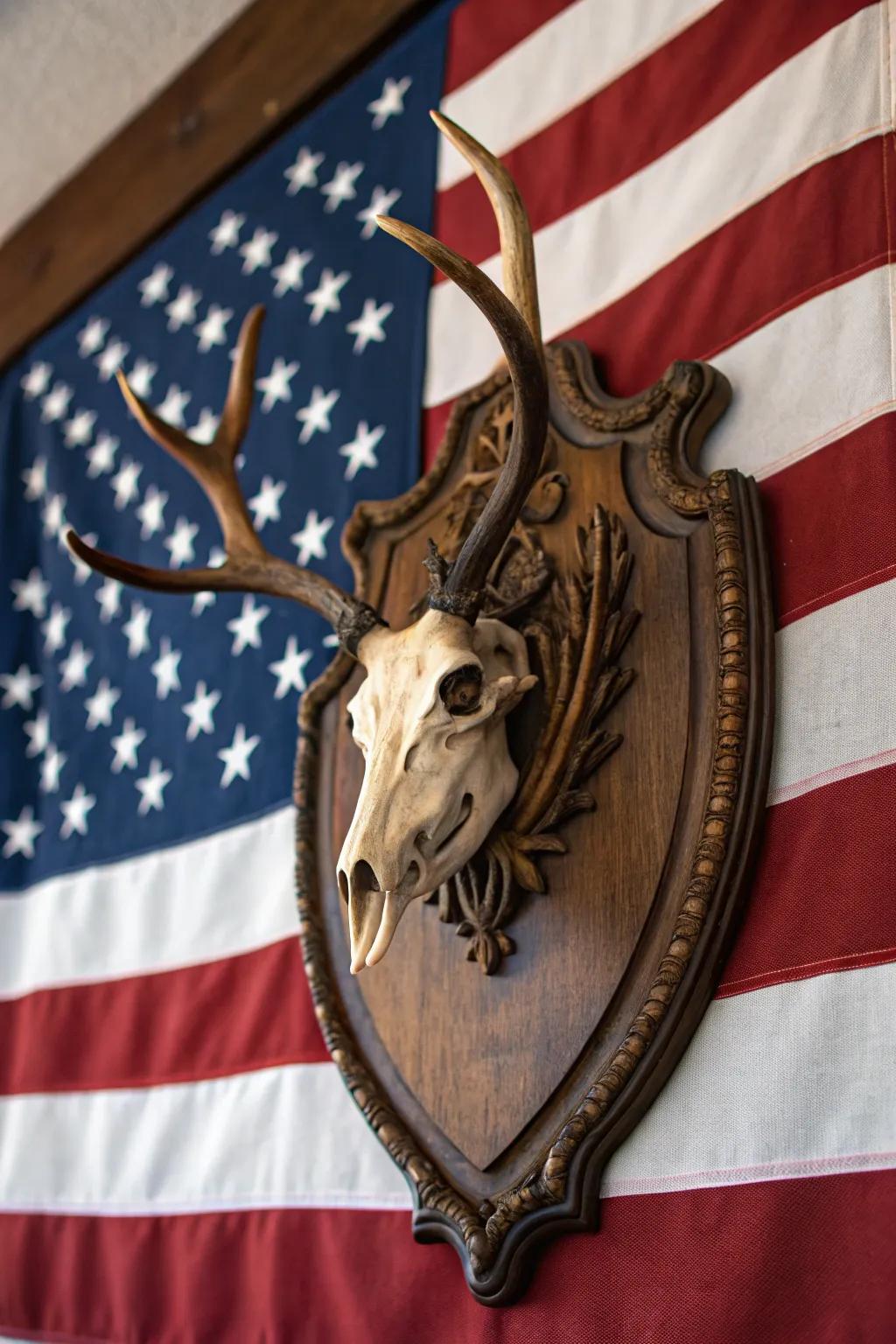 Patriotic designs add a strong message.