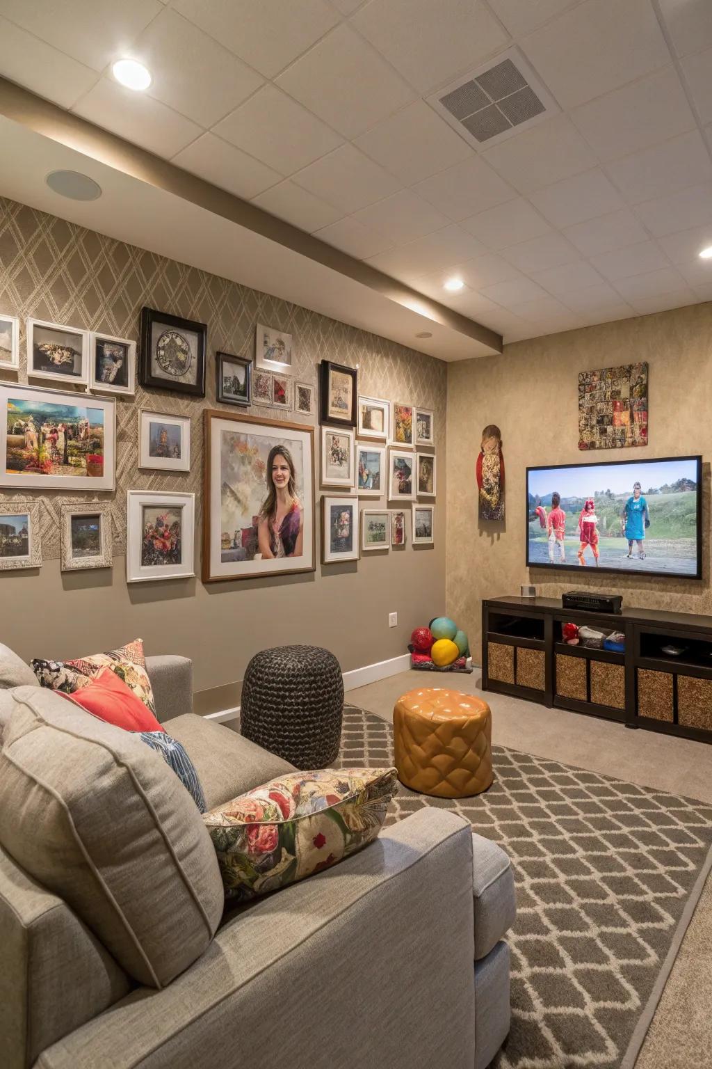 Walls that showcase your family's unique journey.