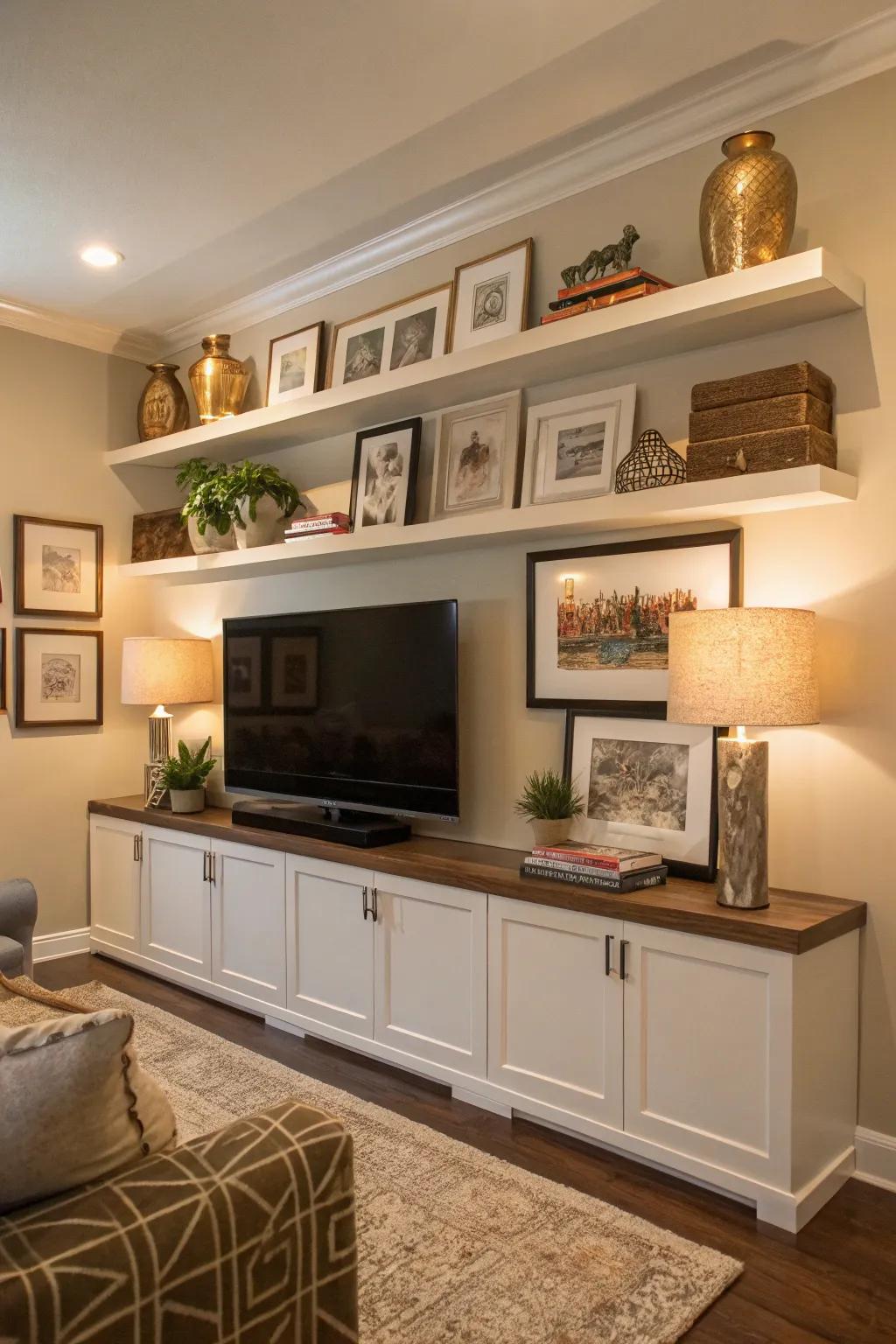 Artistic TV gallery.