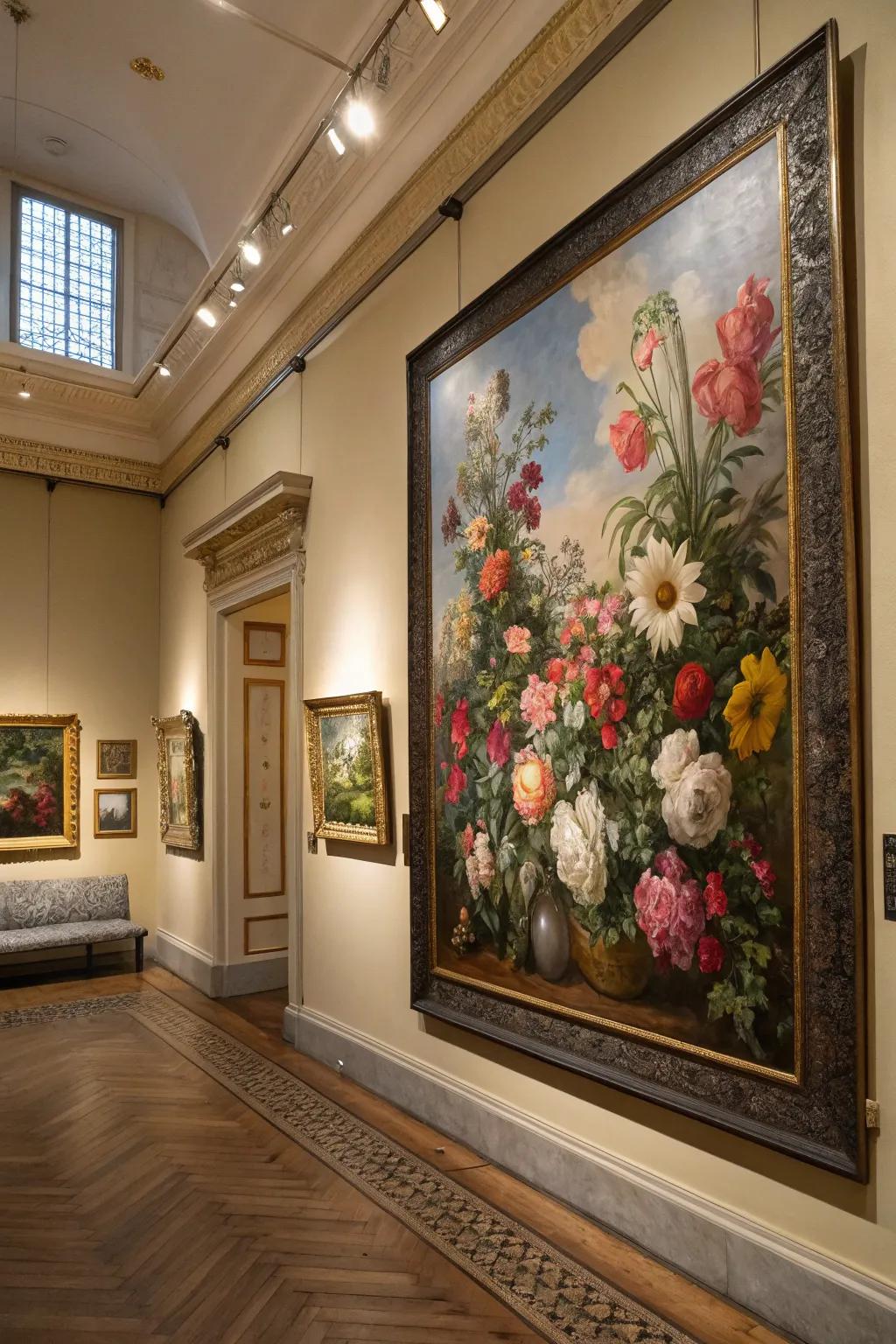 Elevate your space with blossom-inspired artwork.