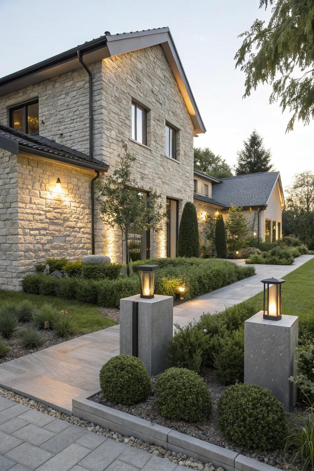Stone looks offer a touch of elegance to any home.