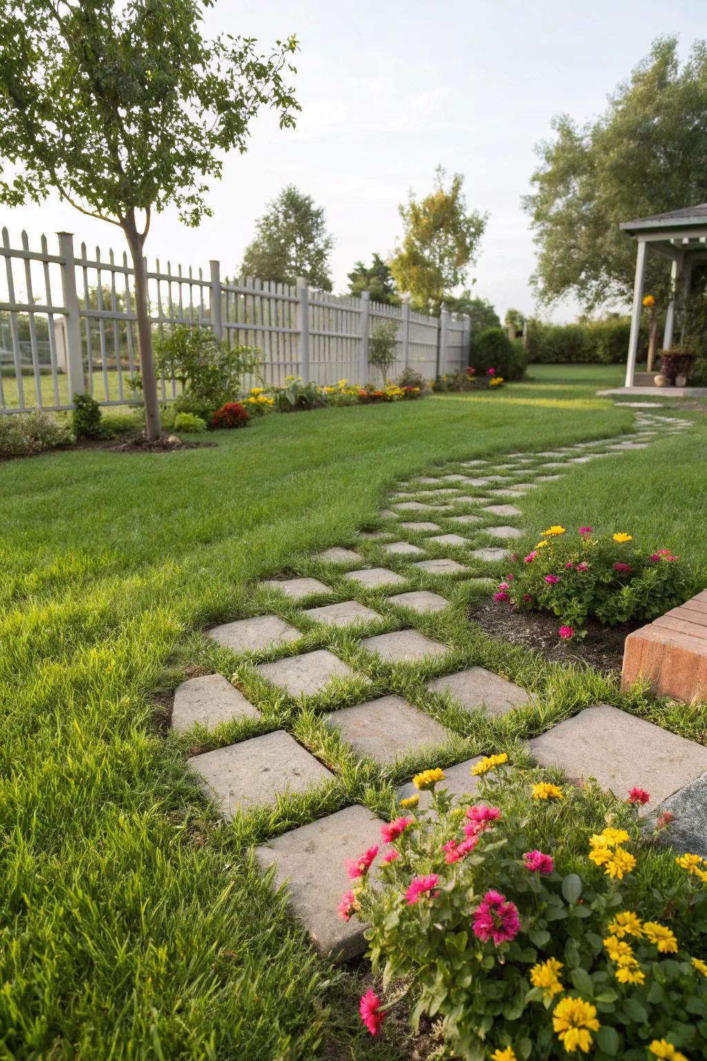 Porous pavers offer a blend of sustainability and style.