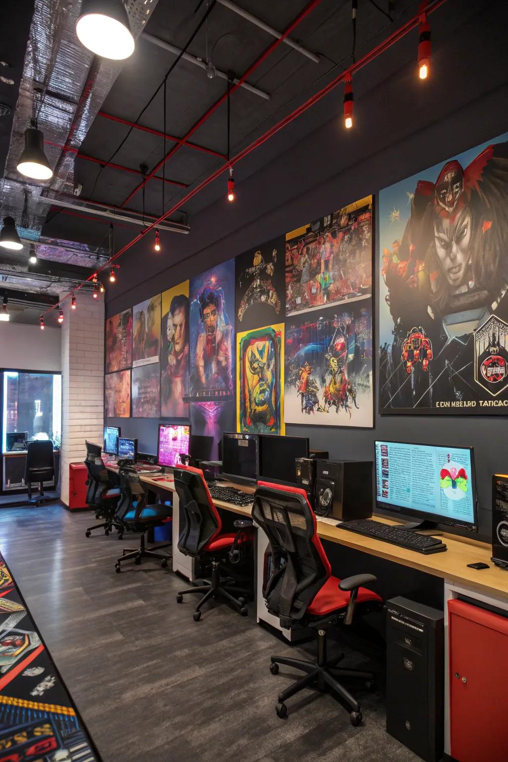 Let your walls express your love for gaming.