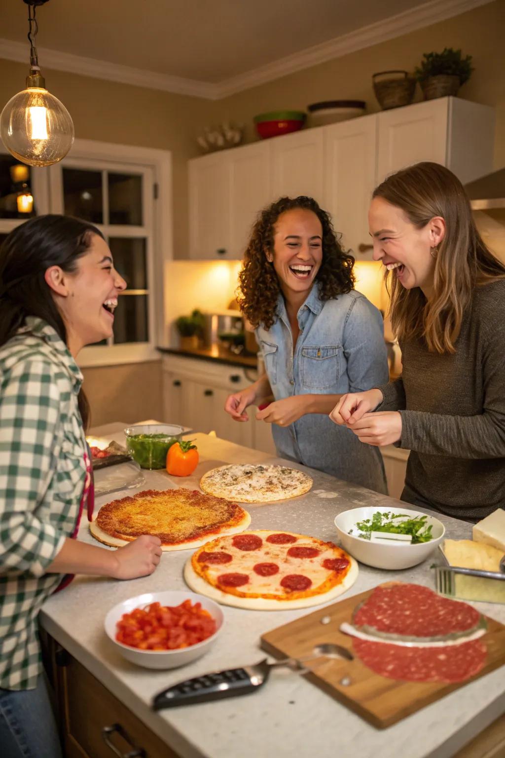 Make your own pizza.