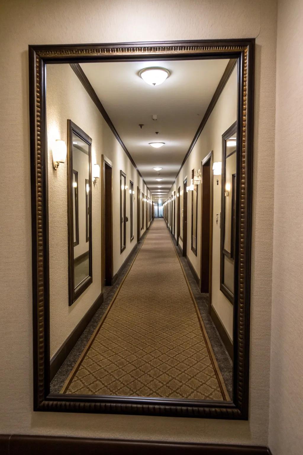 Paired mirrors emphasize symmetry and elevate style.