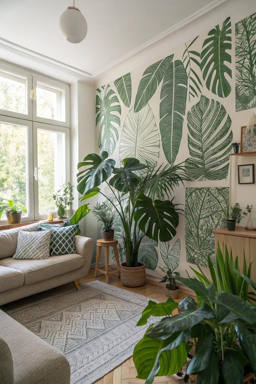 Green foliage adds lush greenery to your decor.