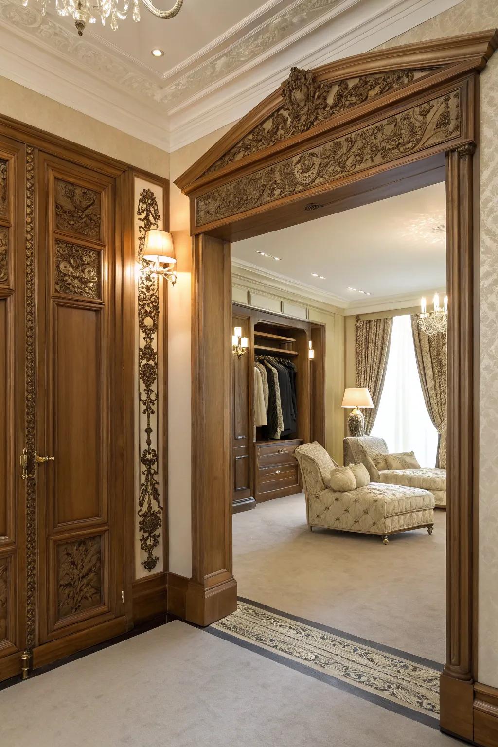 A wardrobe revealing a secret room brings a hint of magic to your residence.