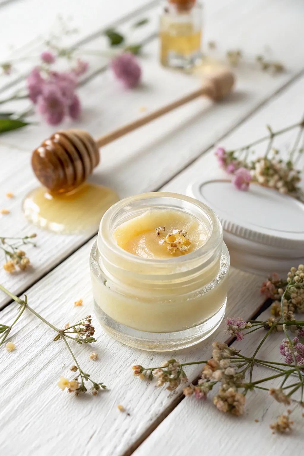 Enjoy the sweet simplicity of Honey & Nut Blend &ndash; a nourishing treat for your lips.