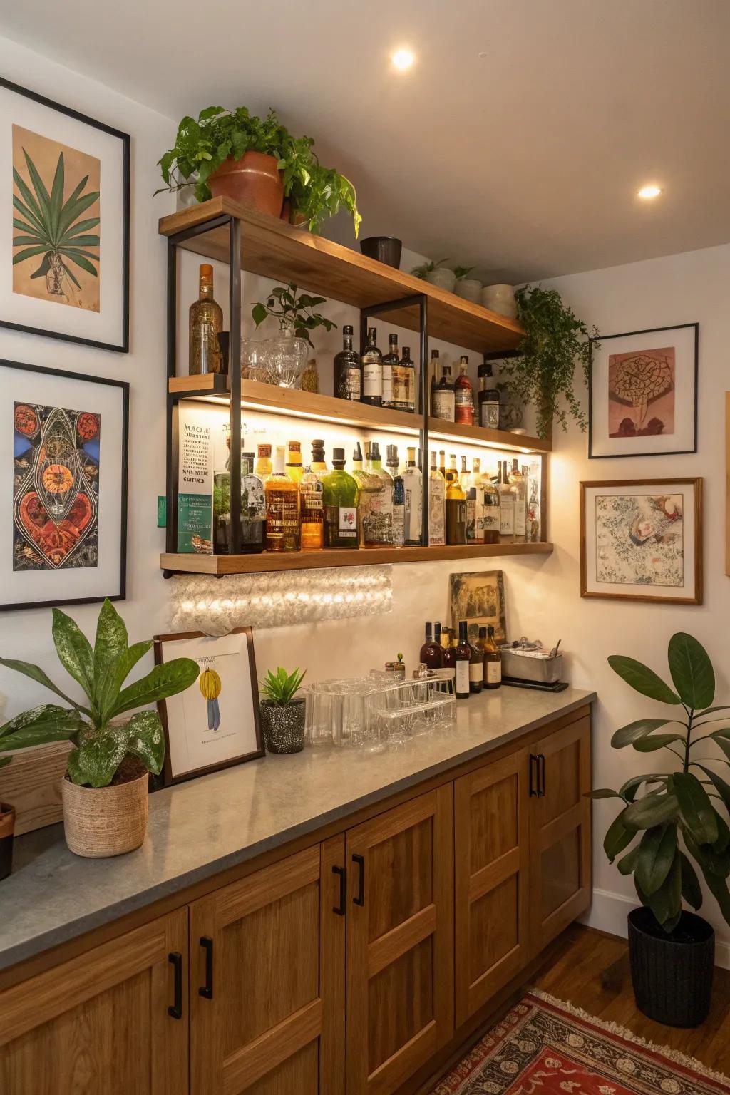 Ornamental articles render your bar uniquely reflective of you.