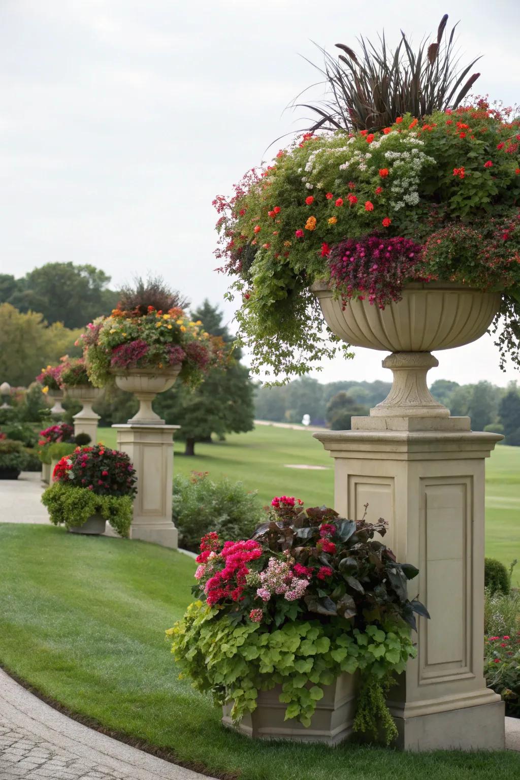 Enhance your flora with the addition of elevated planters.