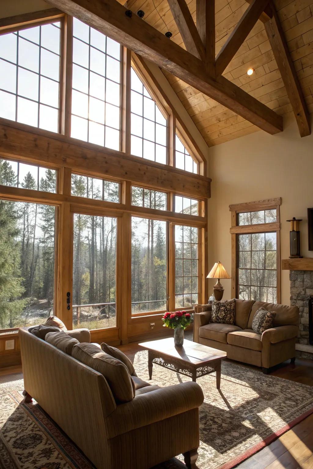 Creative architectural touches that make large windows look even better.