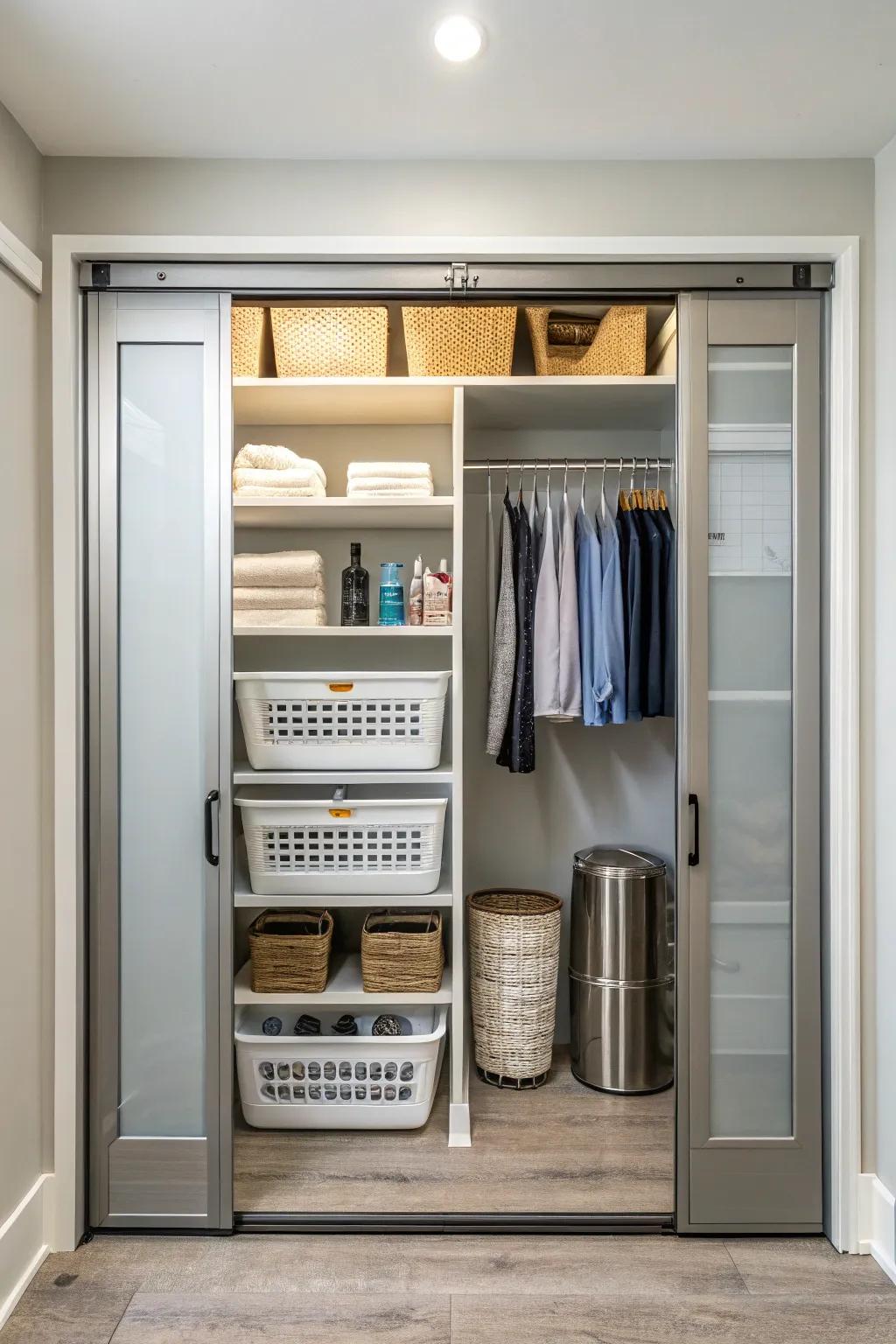 Folding doors offer practicality without giving up on style.