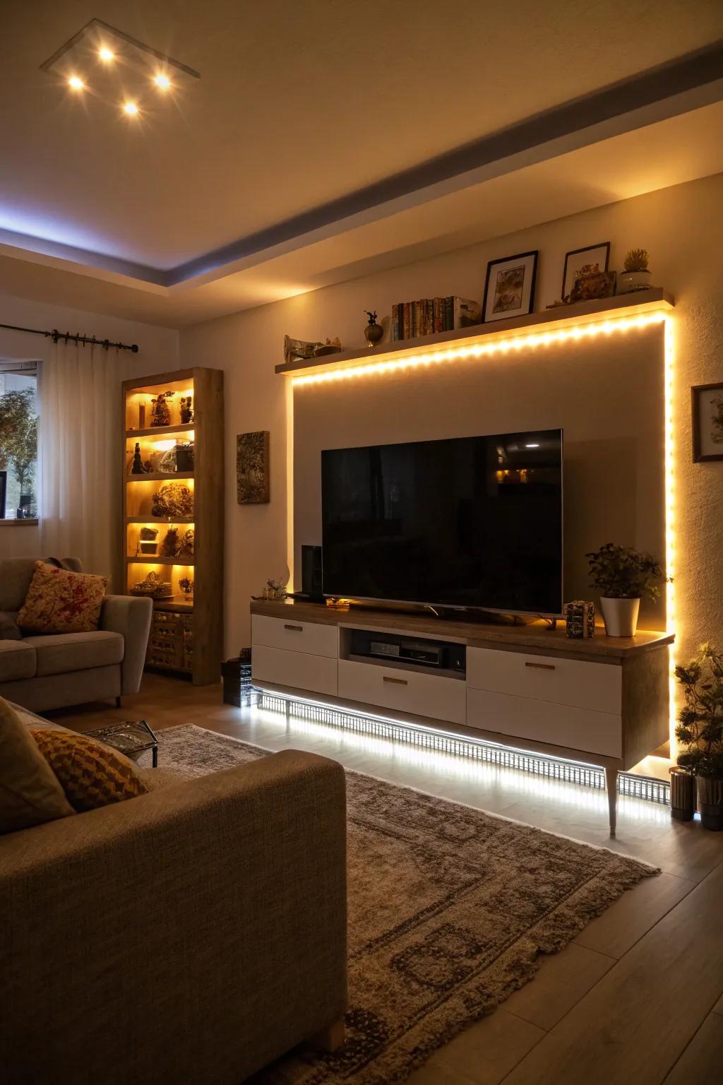 Improve TV viewing with LED backlighting.