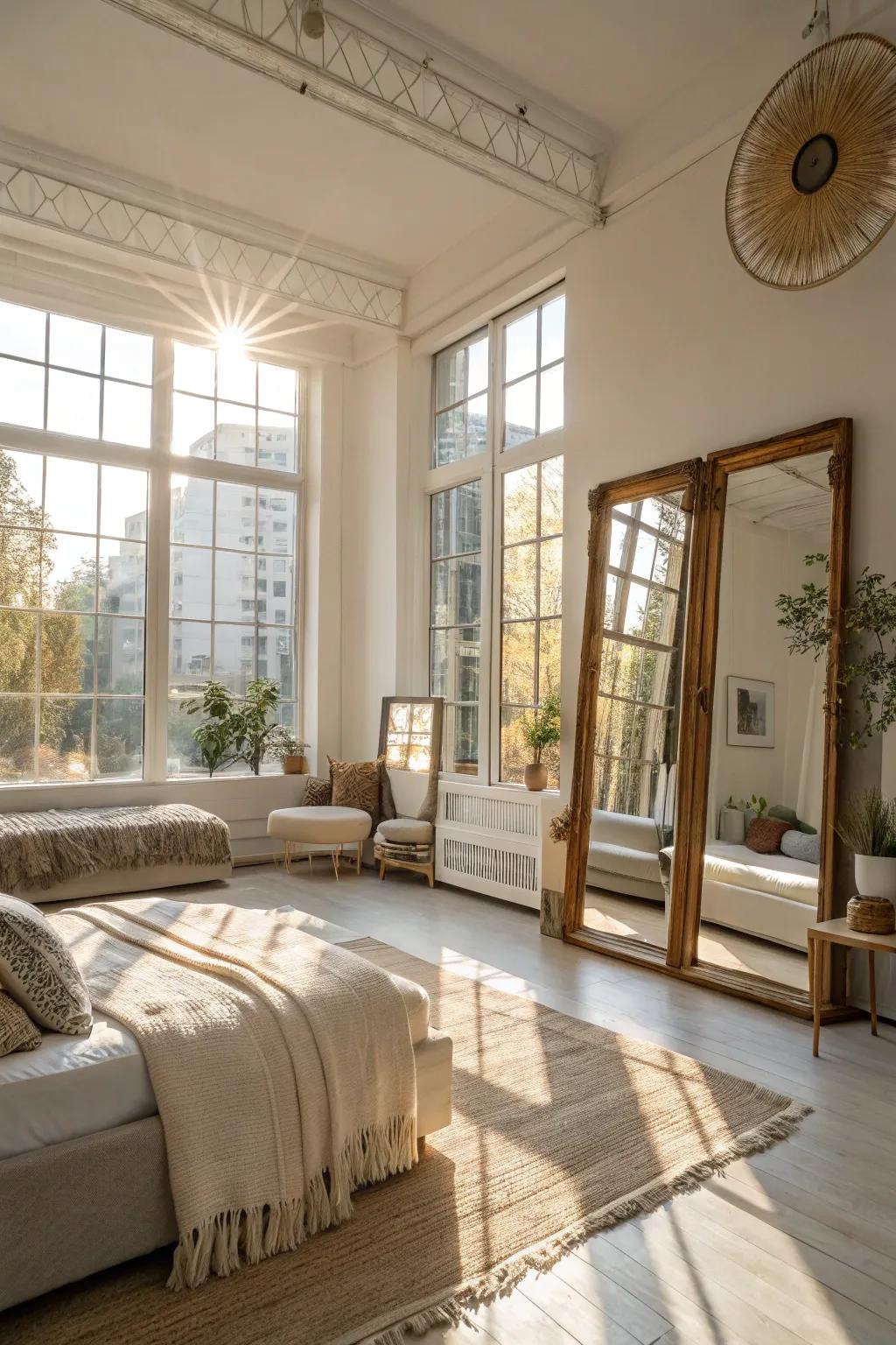 Natural light transforms a room, making it feel open and airy.