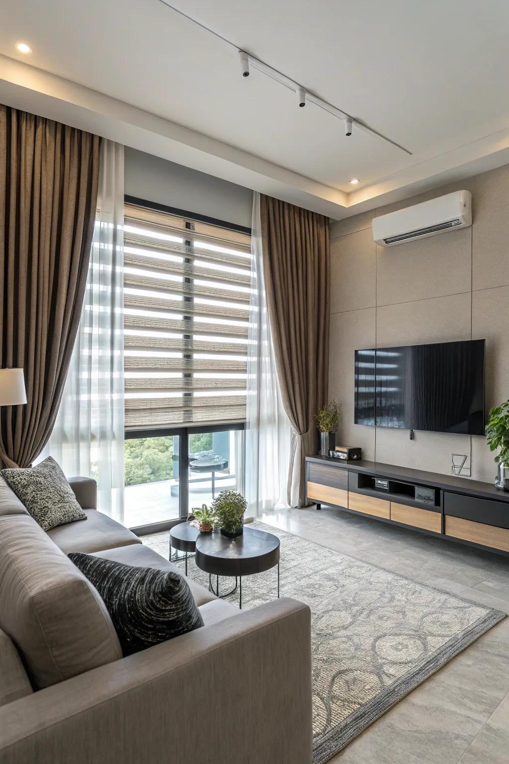 Smart shades introduce a modern convenience to your living space.