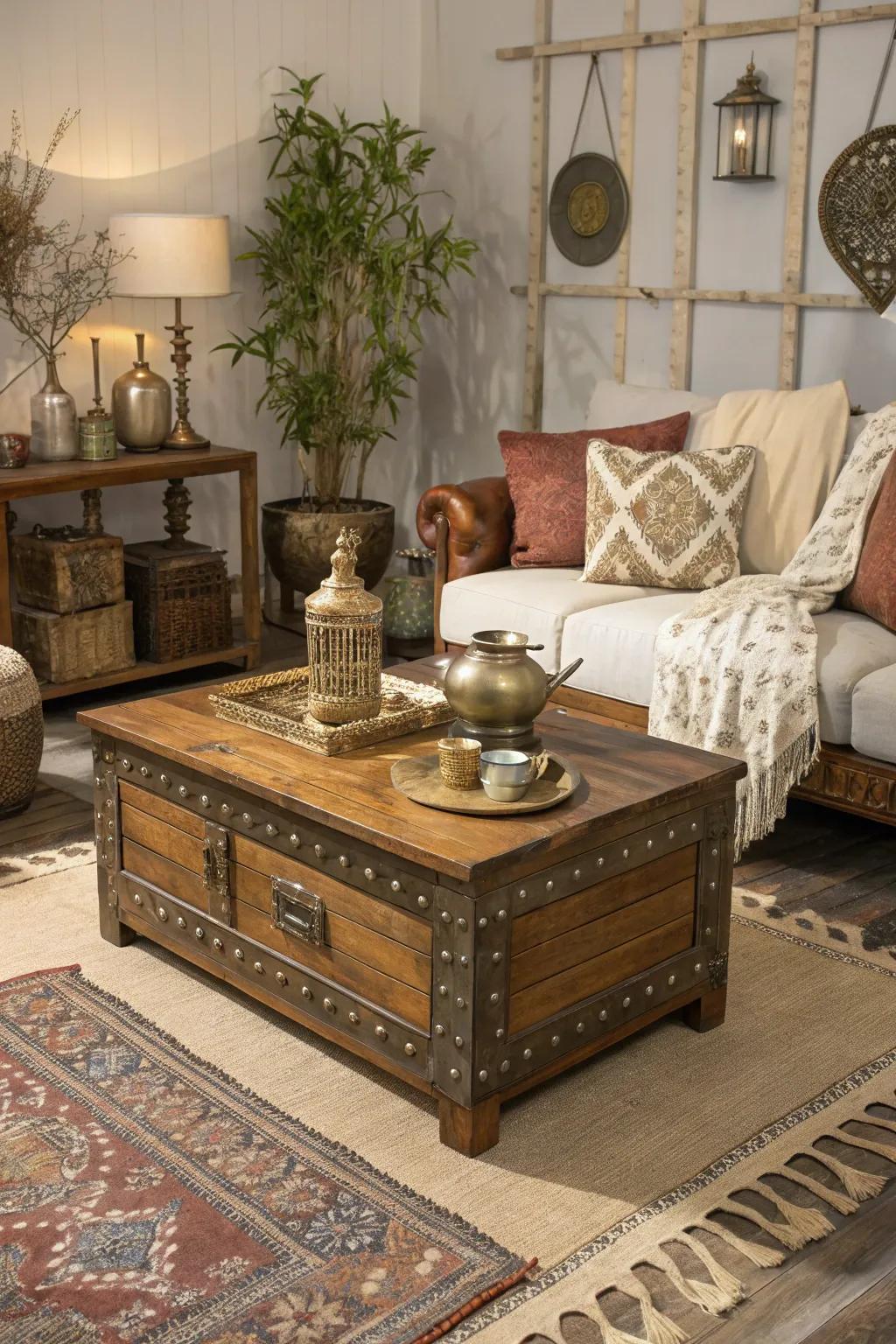 A balanced mix of various materials enriches the texture.