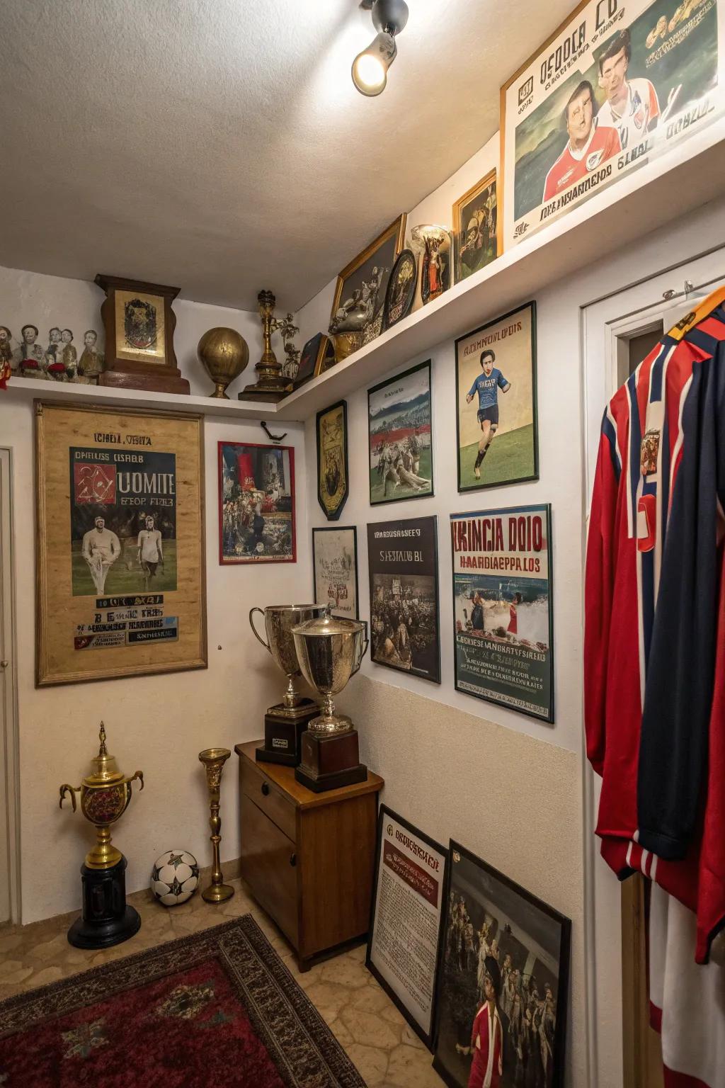 Themed decorations bring a distinctive personal touch to your man cave.