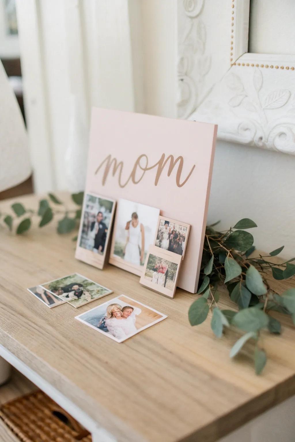 Celebrate Mother's Day with a beautifully personalized collage that speaks to her heart.