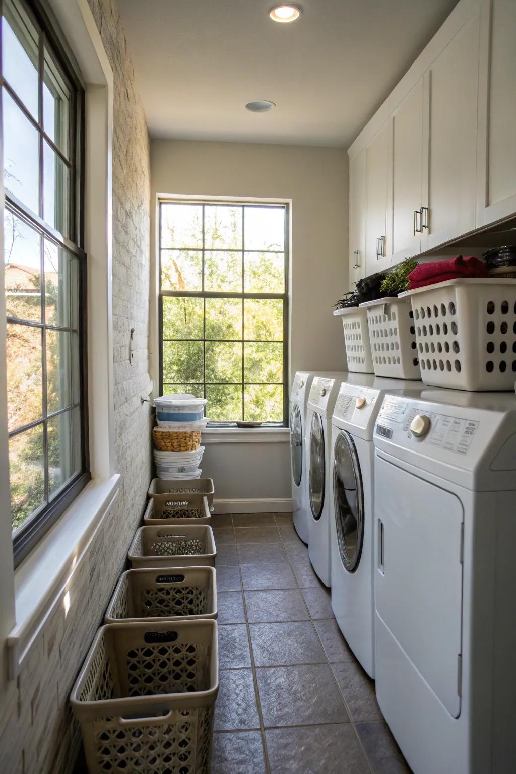 Sunlight can enhance the feeling of spaciousness and create a pleasant environment.