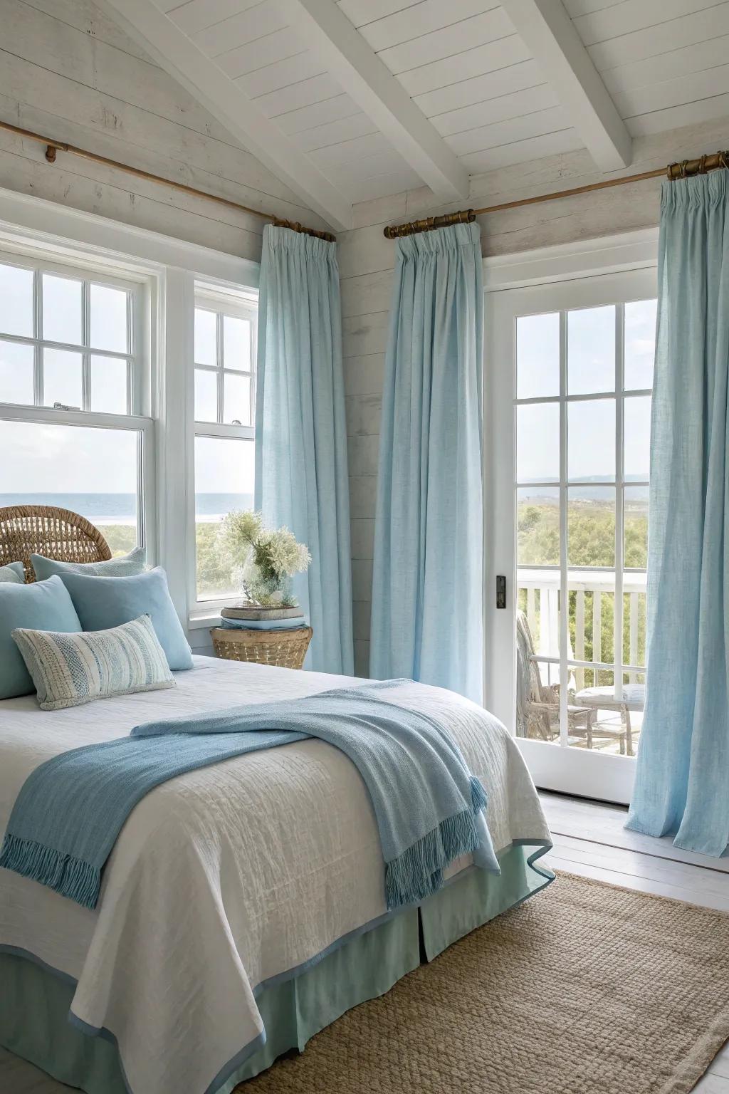 Natural textiles like linen and cotton enhance the sensory appeal of your bedroom.